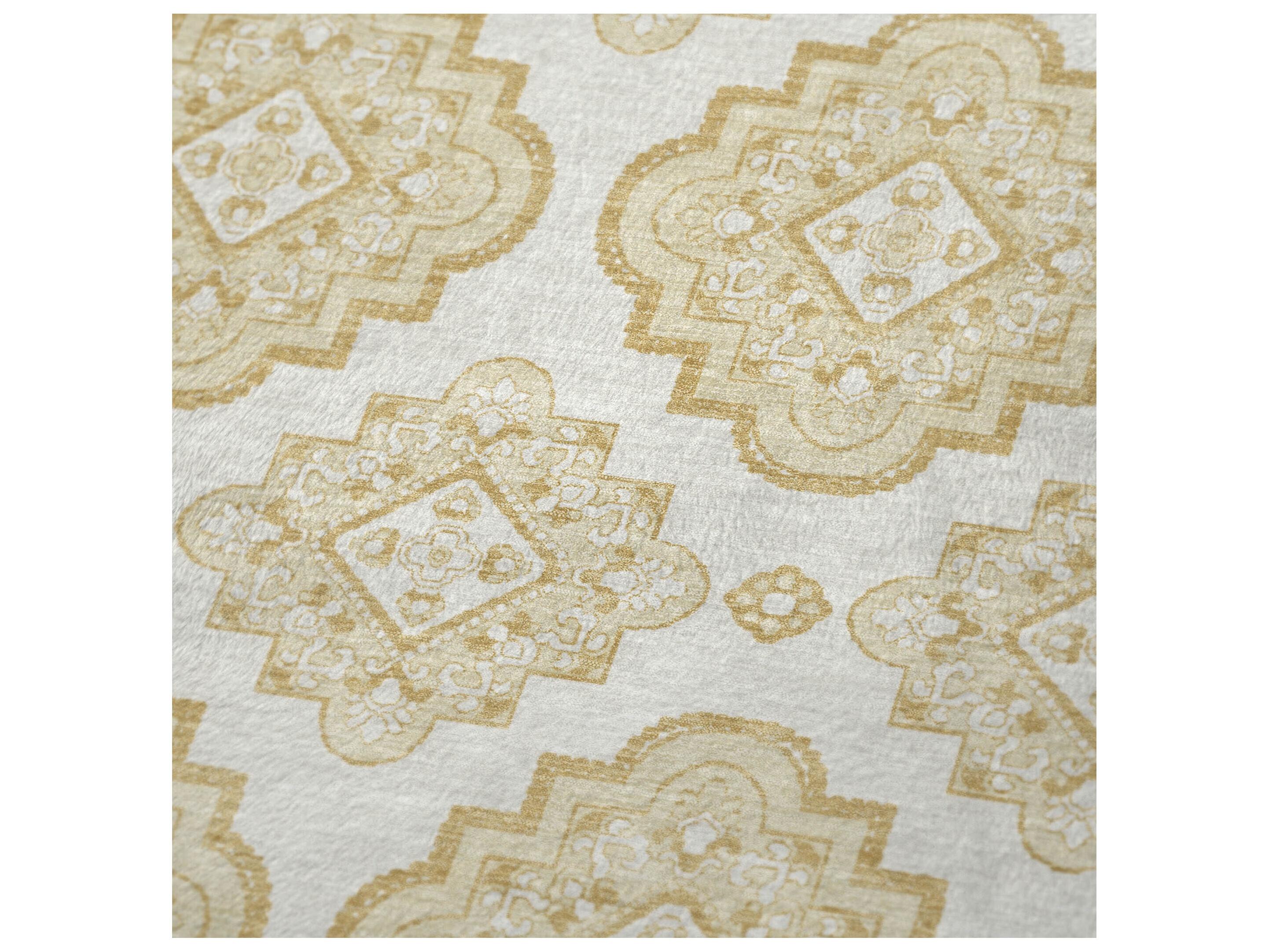 Dalyn Sherpa Gold Polyester Throw