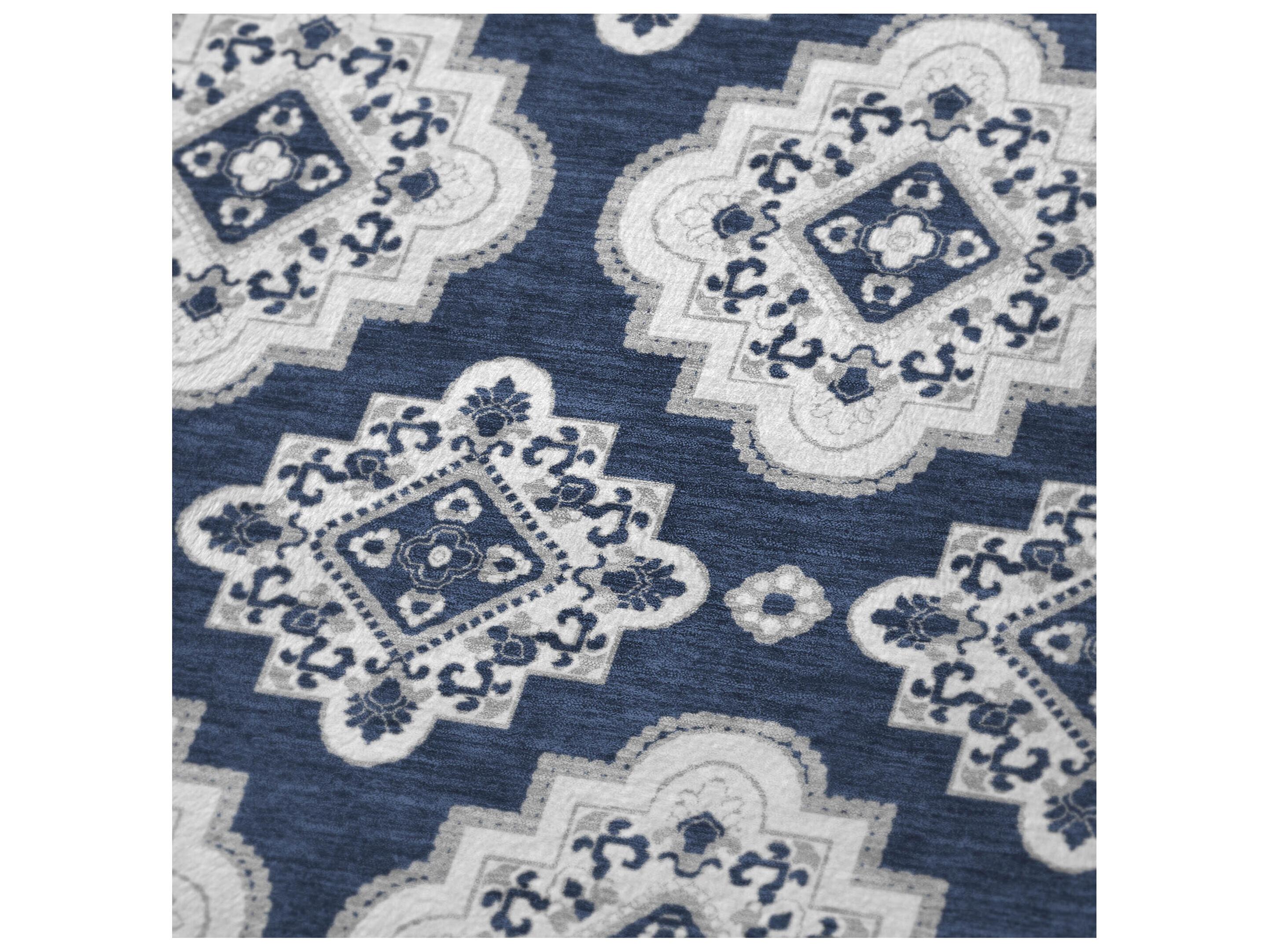 Dalyn Sherpa Blue Polyester Throw