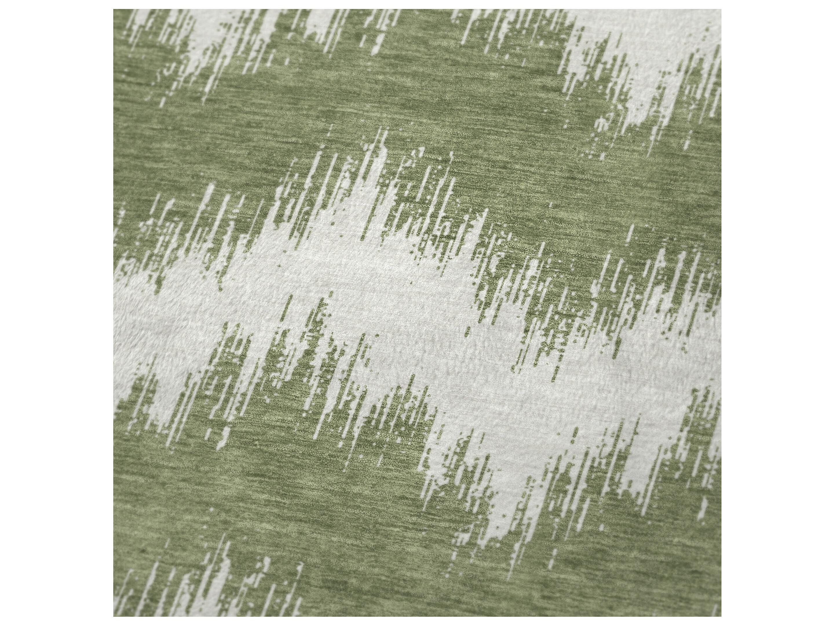 Dalyn Sherpa Green Polyester Throw