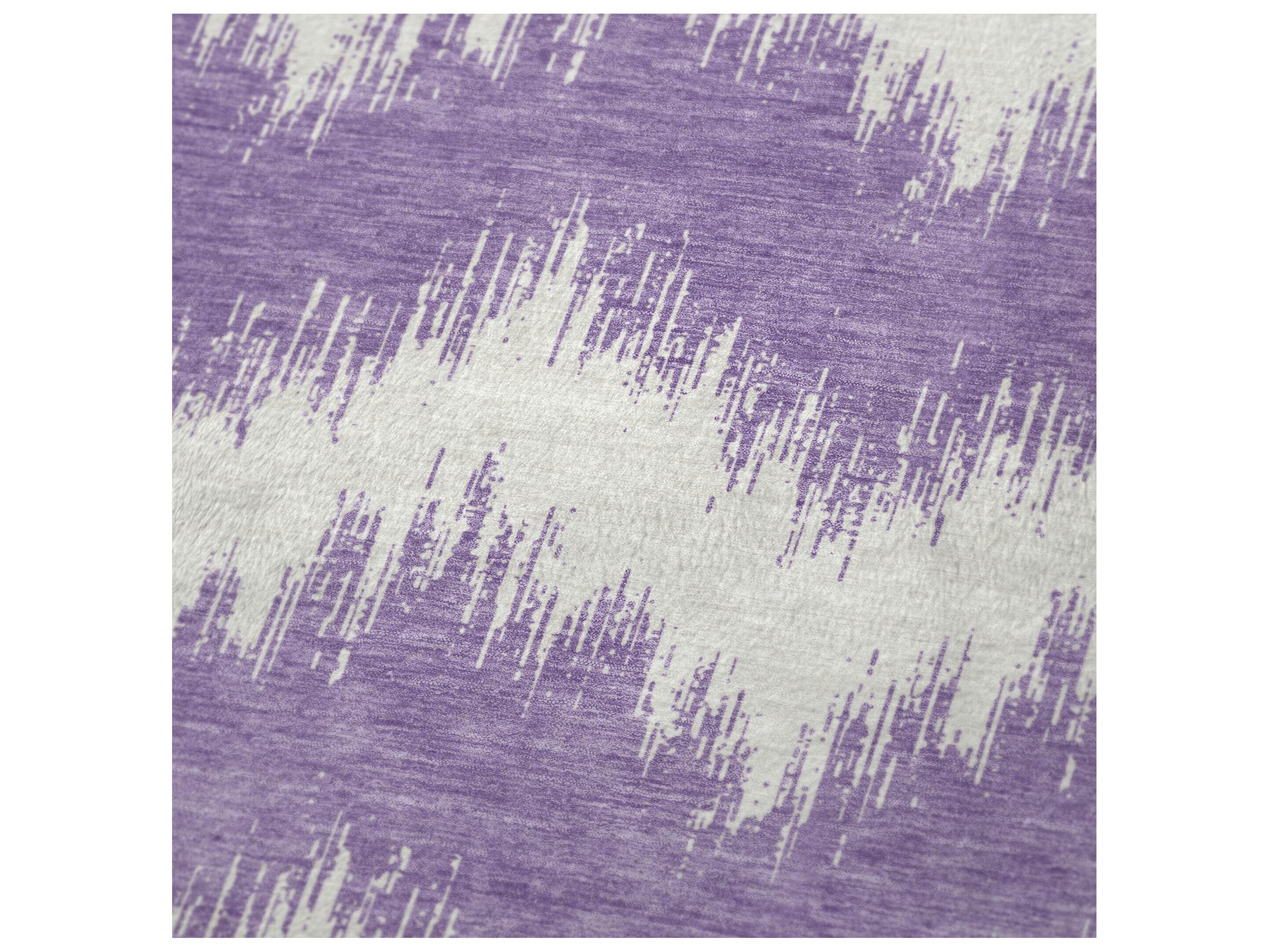 Dalyn Sherpa Purple Polyester Throw