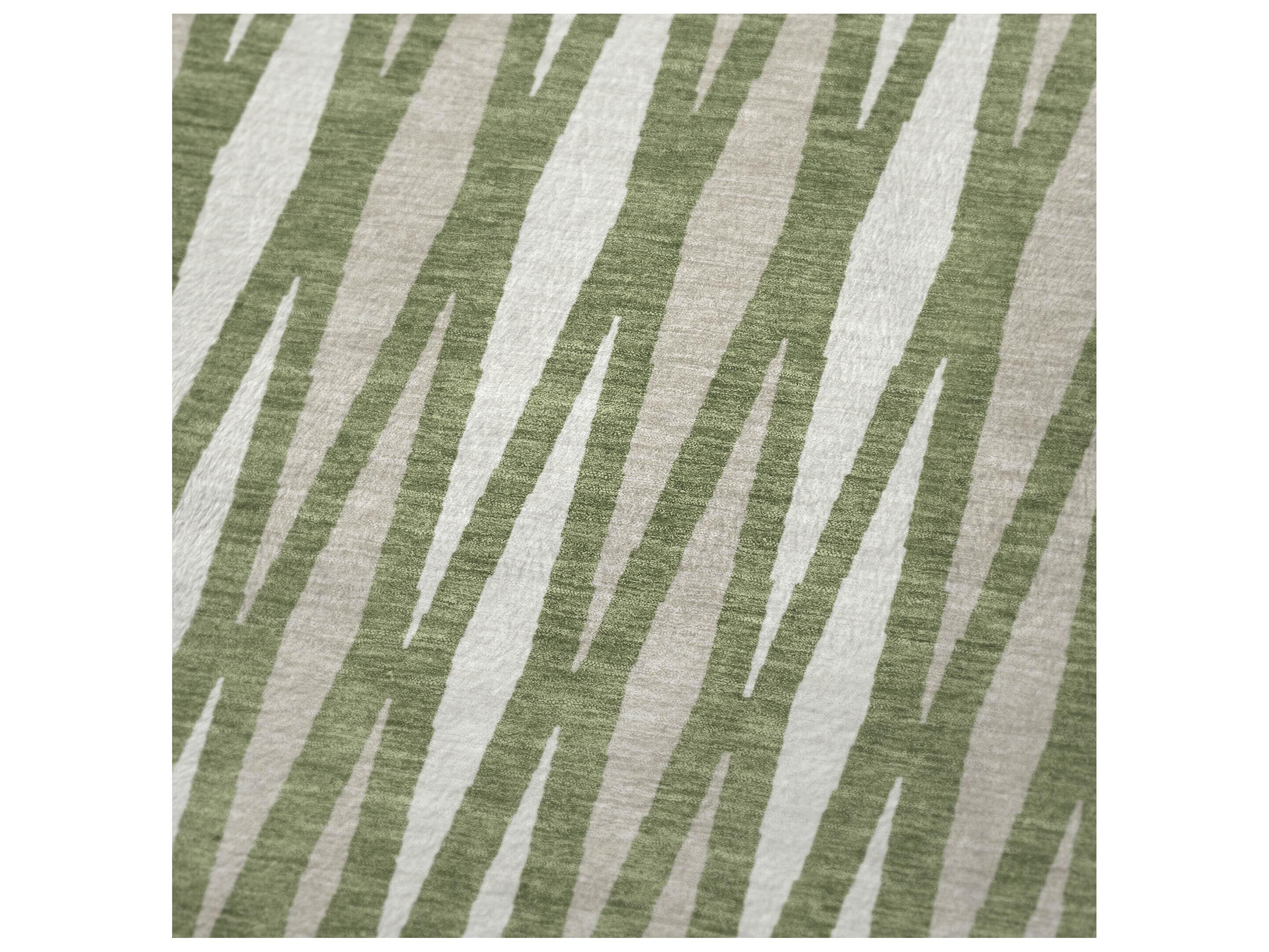 Dalyn Sherpa Green Polyester Throw