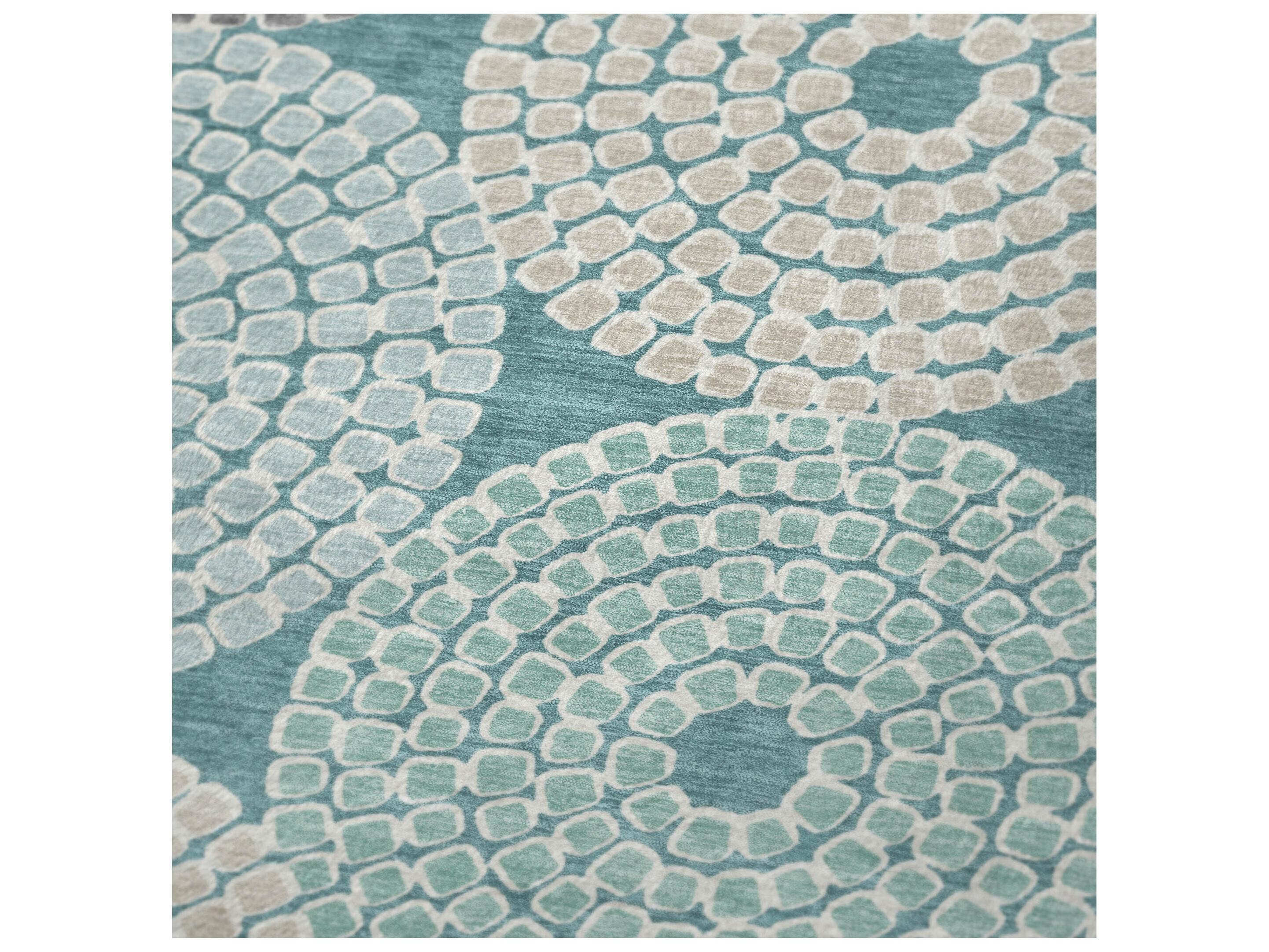 Dalyn Sherpa Teal Polyester Throw