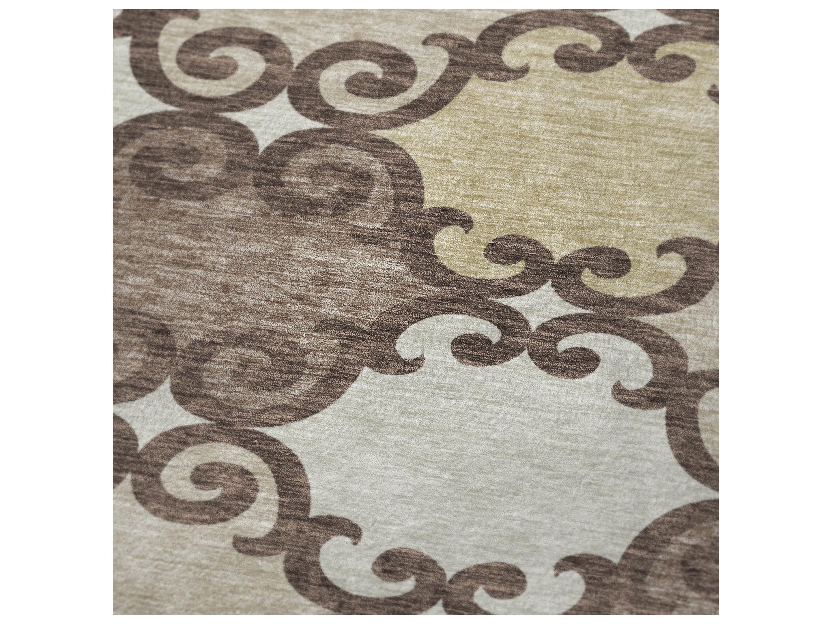 Dalyn Sherpa Brown Polyester Throw