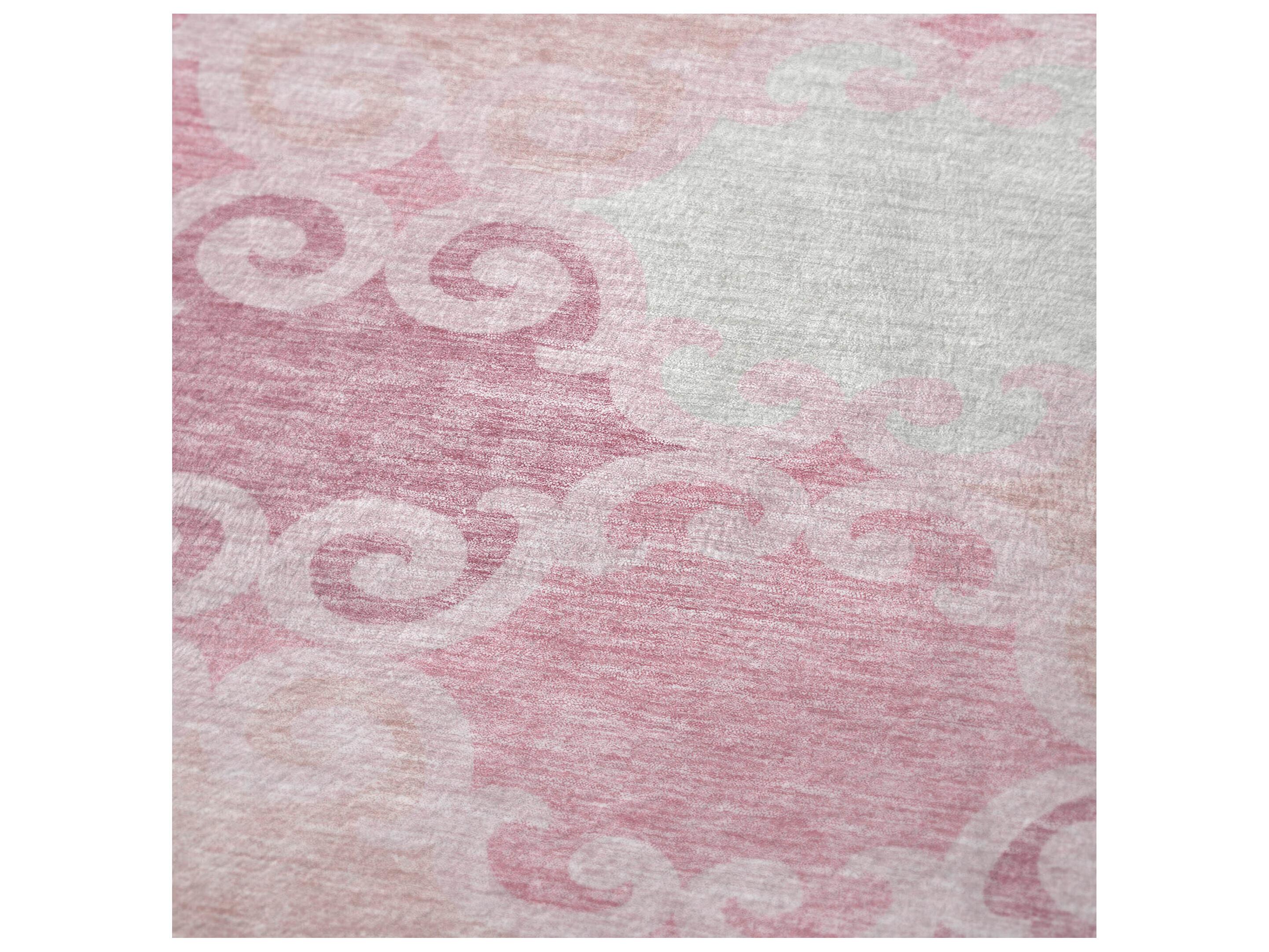 Dalyn Sherpa Pink Polyester Throw