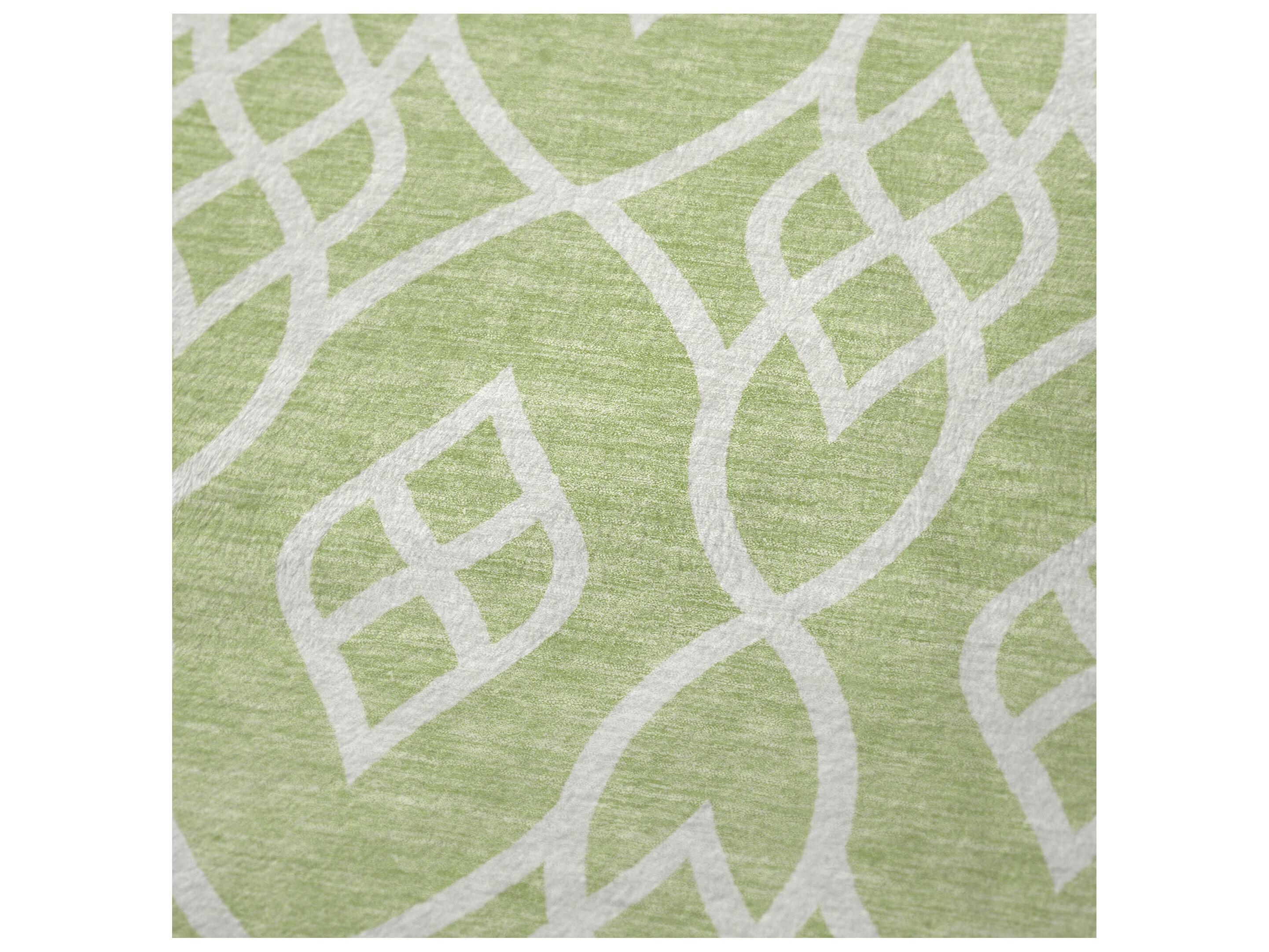 Dalyn Sherpa Green Polyester Throw
