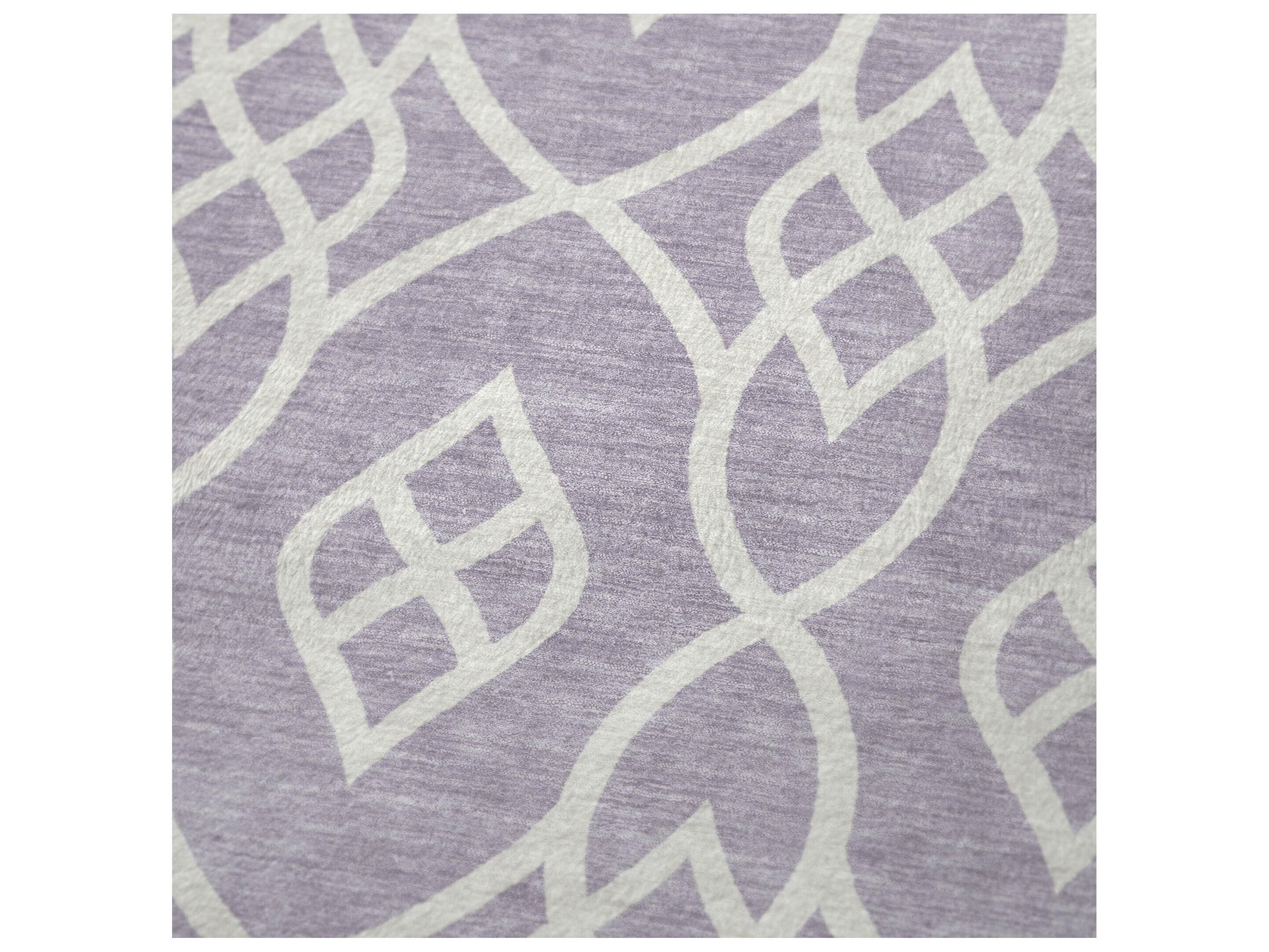 Dalyn Sherpa Purple Polyester Throw