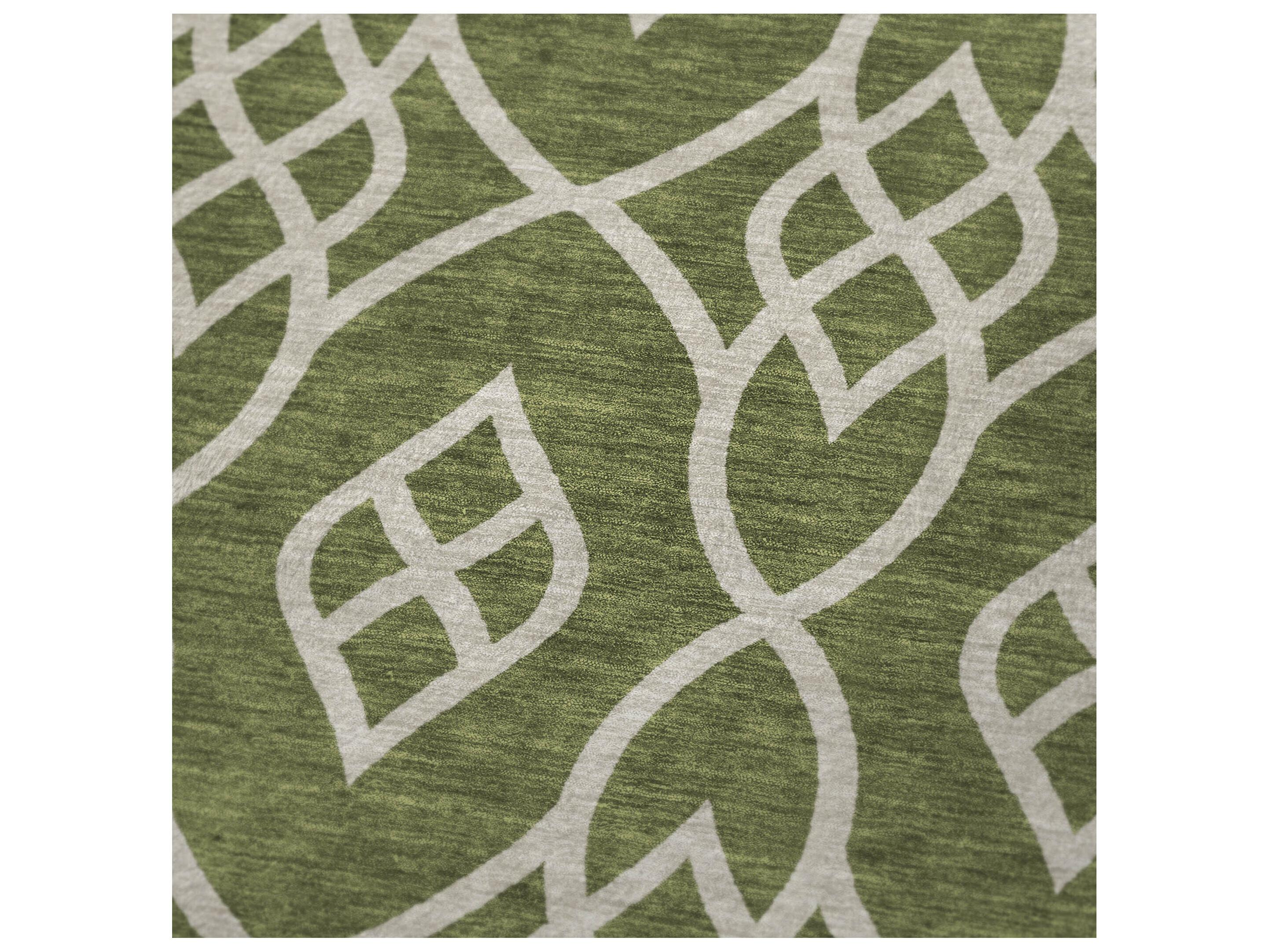 Dalyn Sherpa Green Polyester Throw