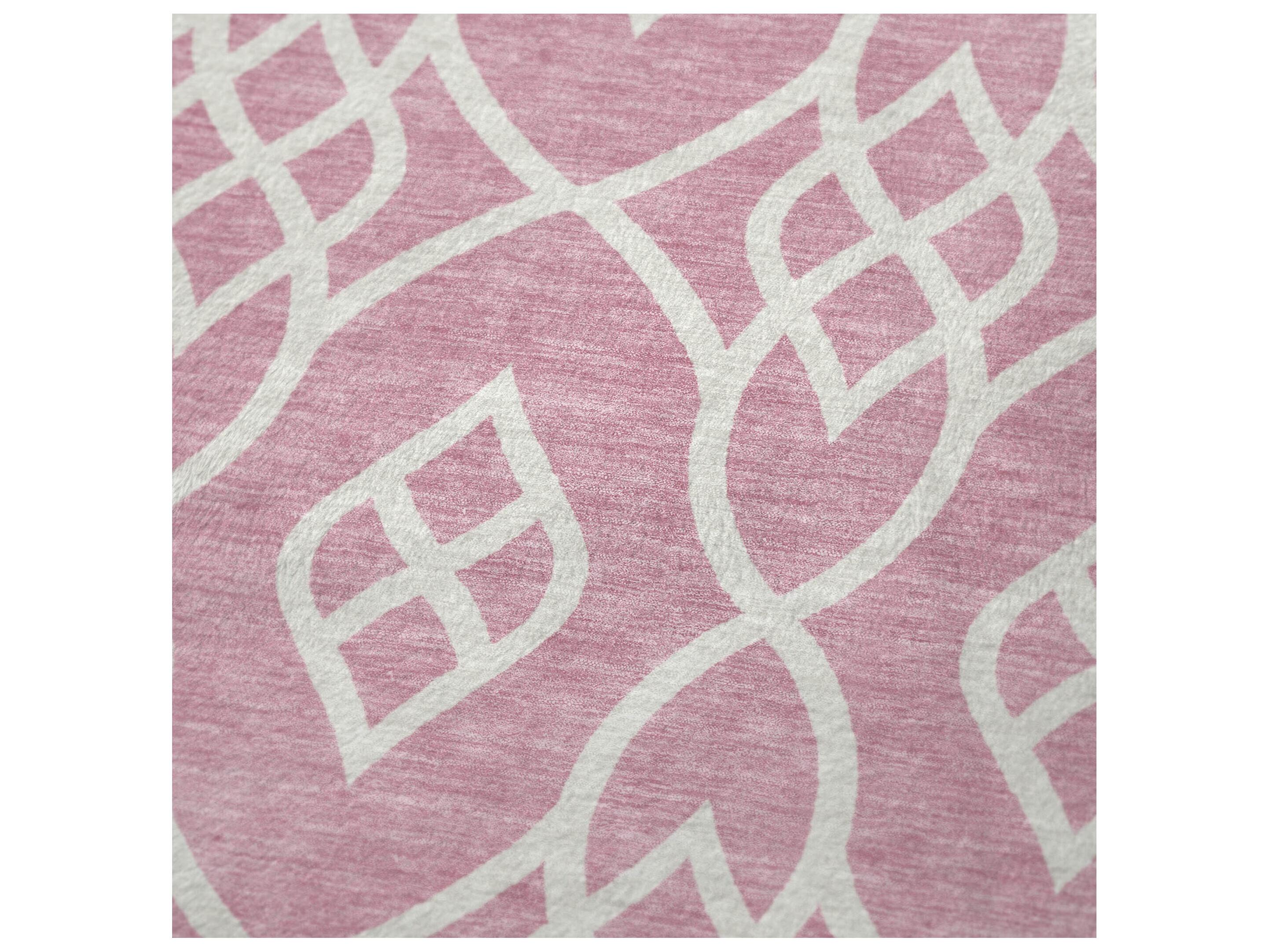 Dalyn Sherpa Pink Polyester Throw