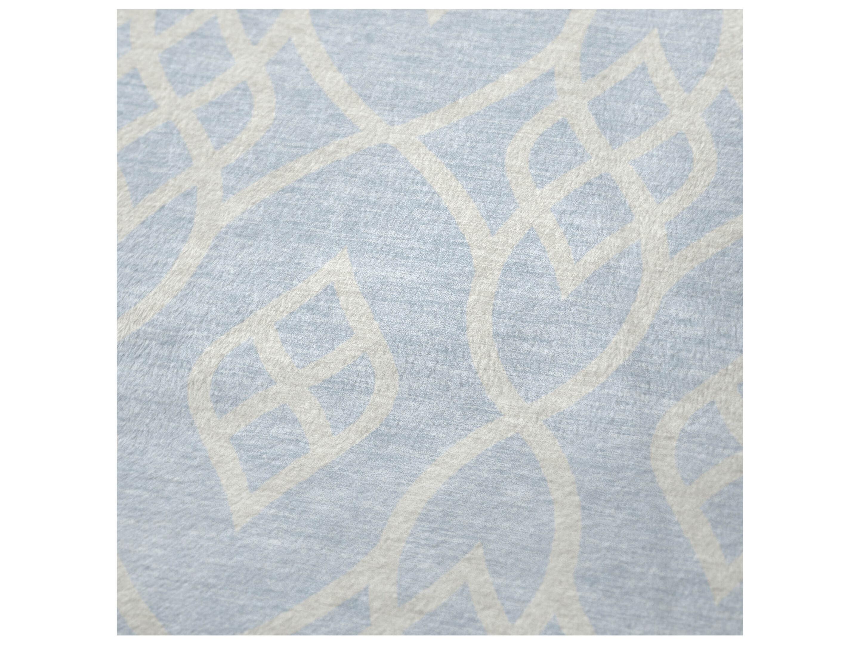 Dalyn Sherpa Blue Polyester Throw