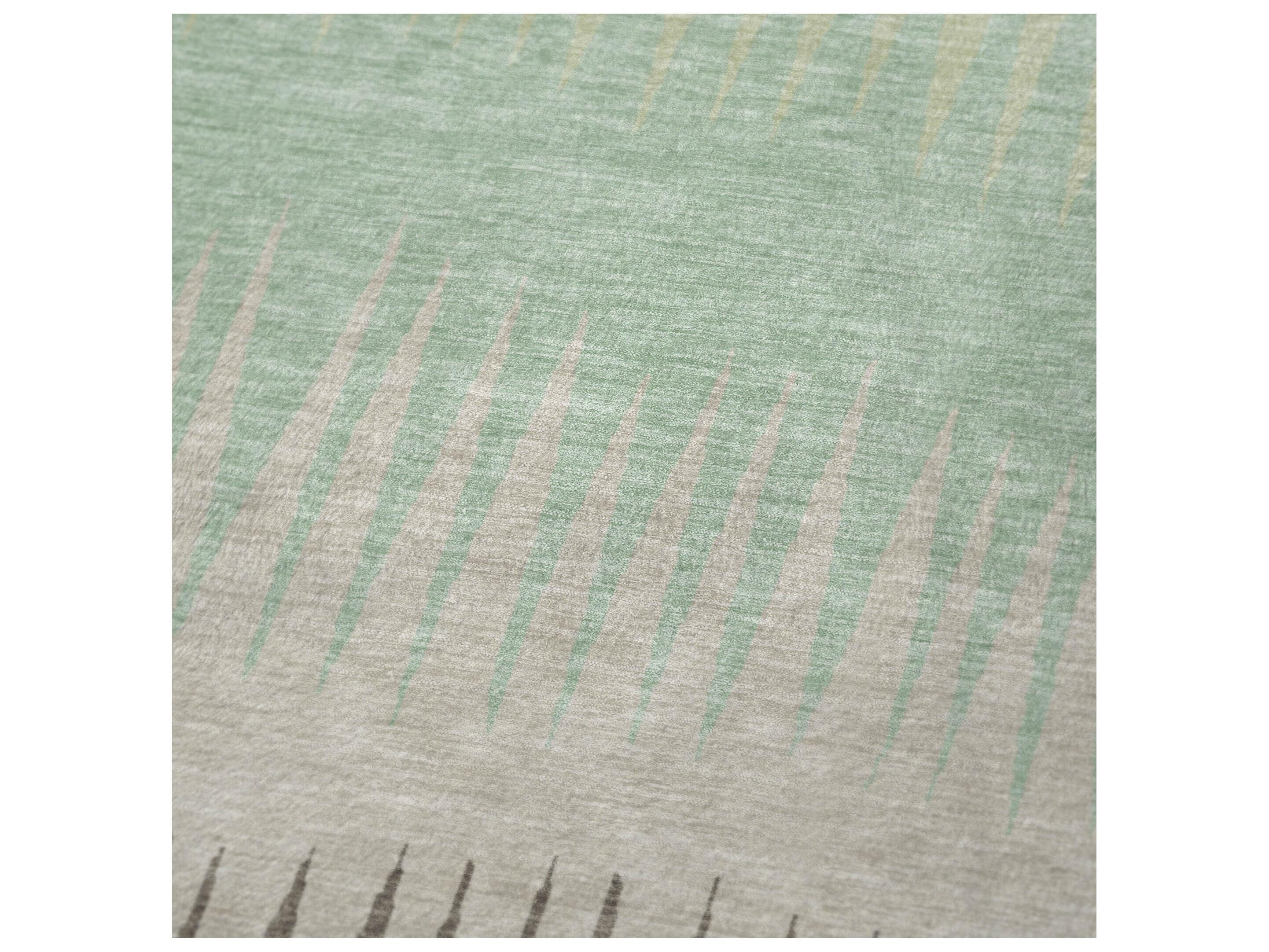 Dalyn Sherpa Green Polyester Throw