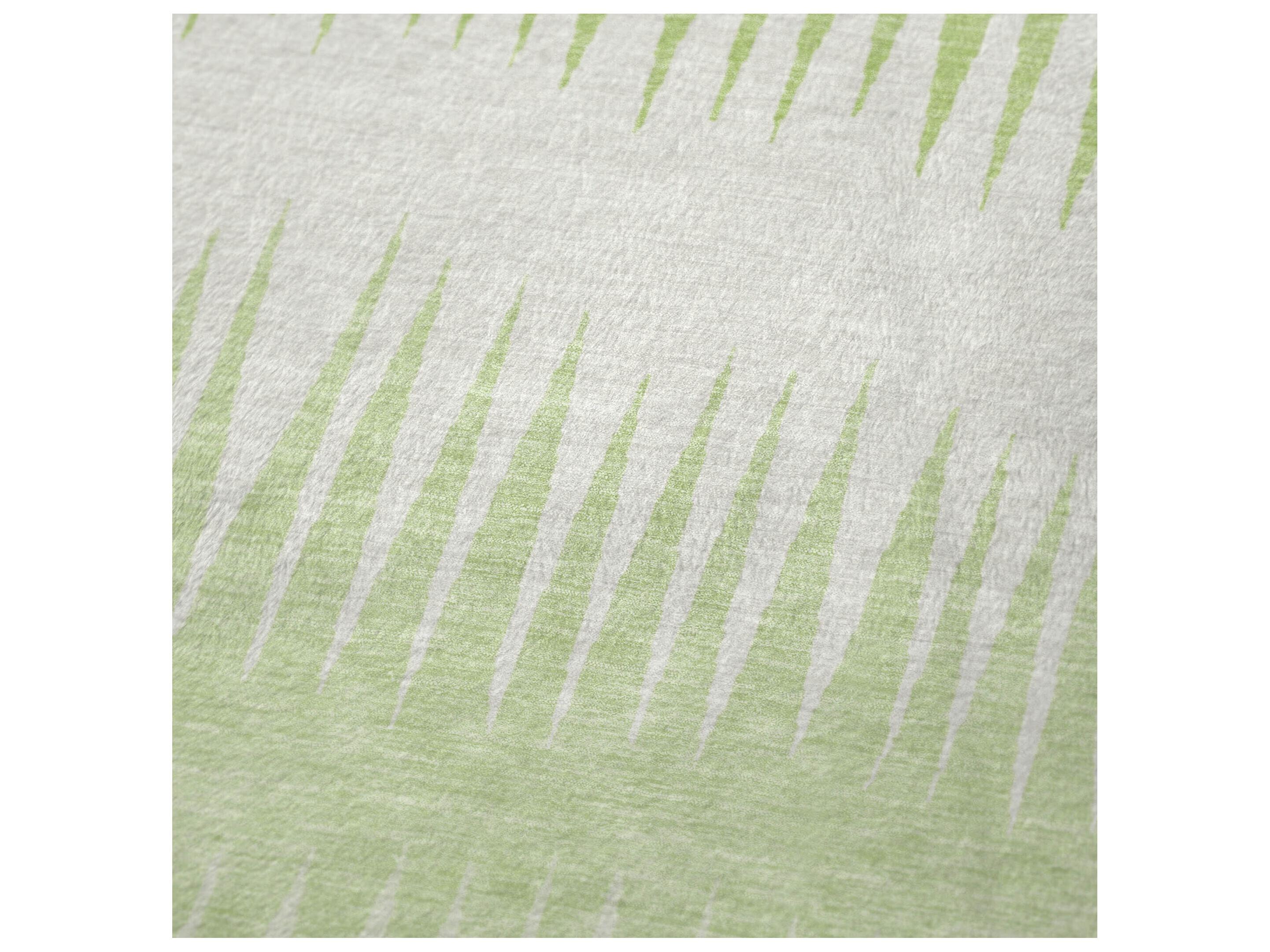 Dalyn Sherpa Green Polyester Throw