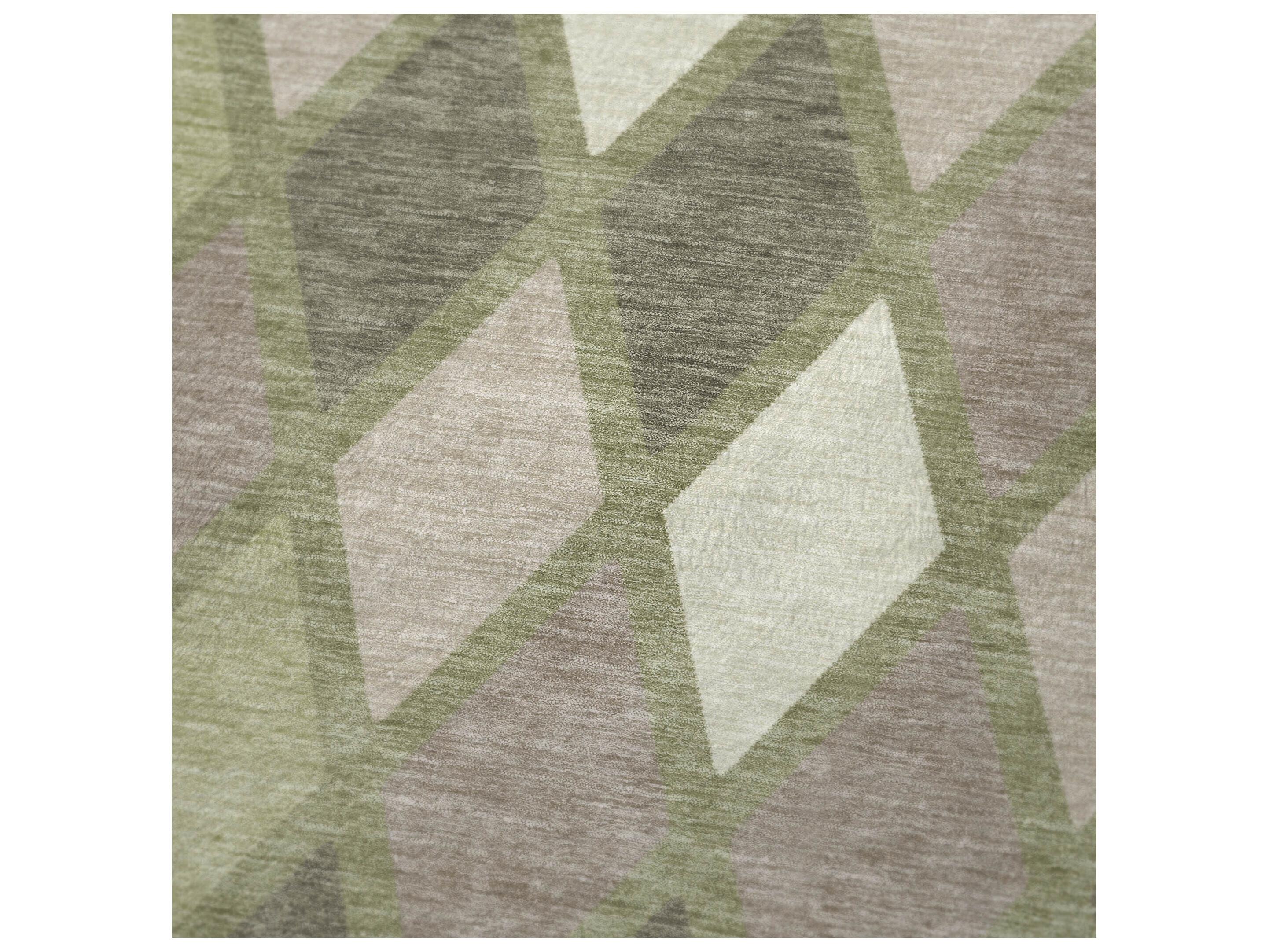 Dalyn Sherpa Green Polyester Throw