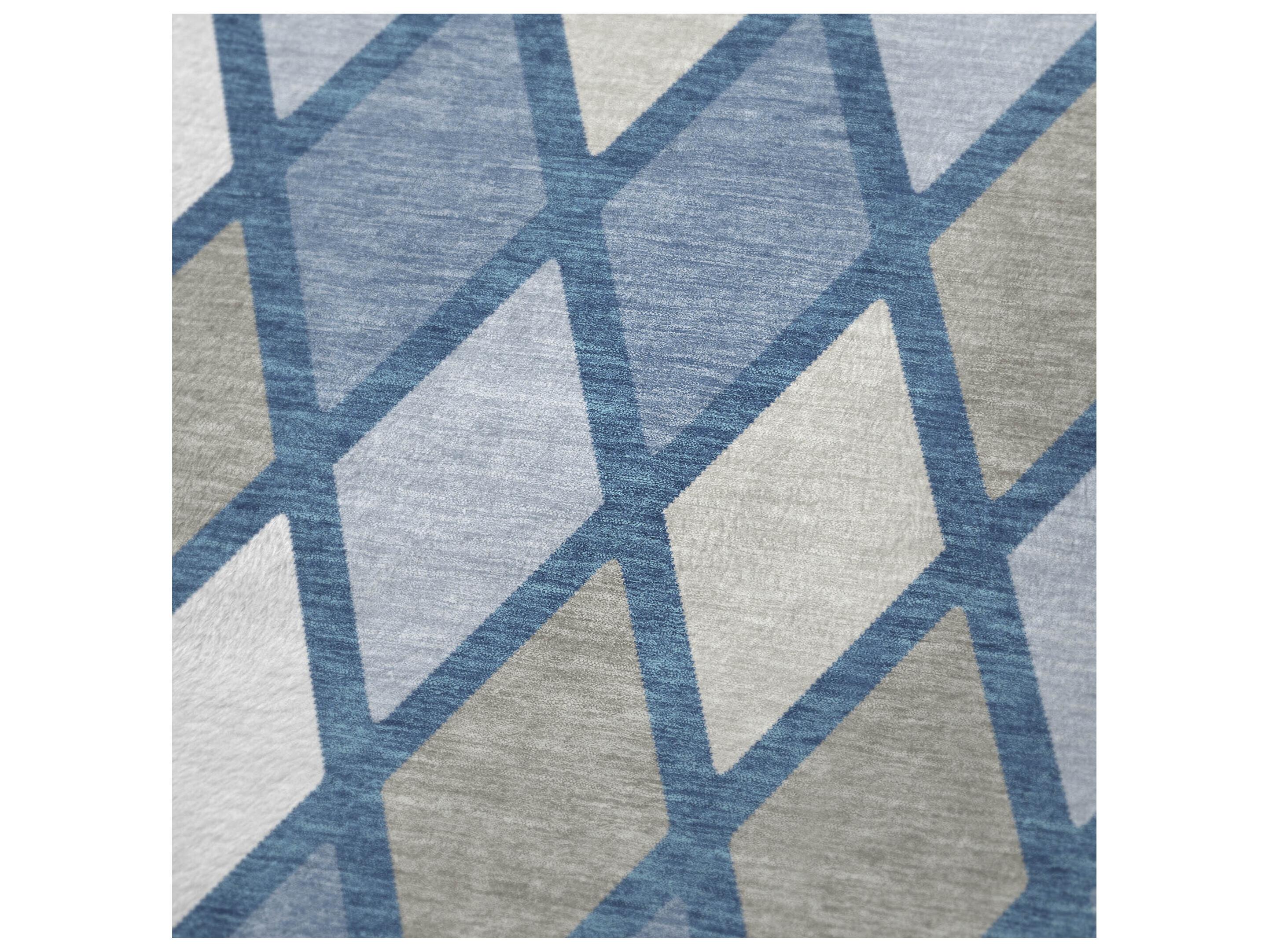 Dalyn Sherpa Blue Polyester Throw