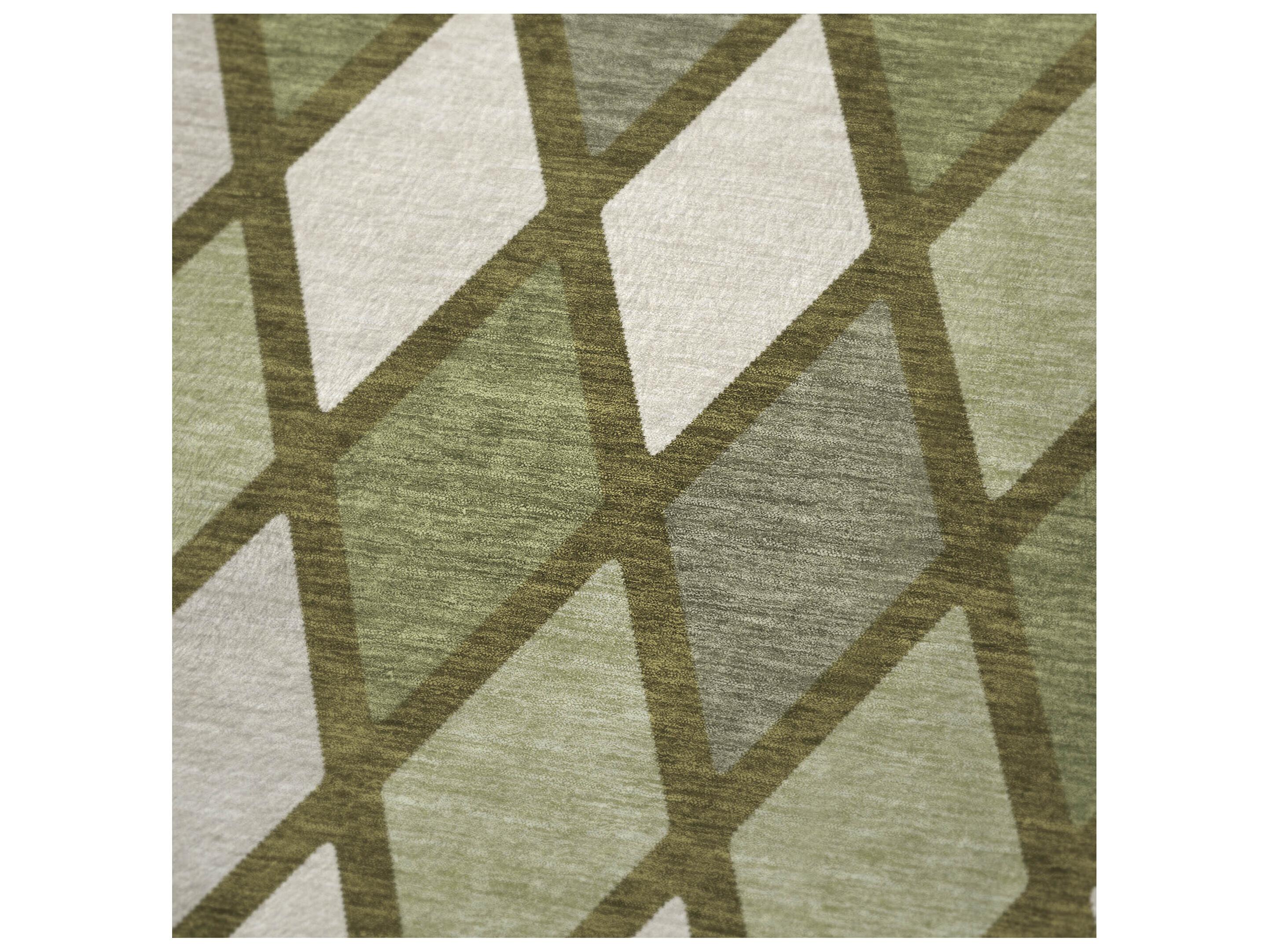 Dalyn Sherpa Green Polyester Throw