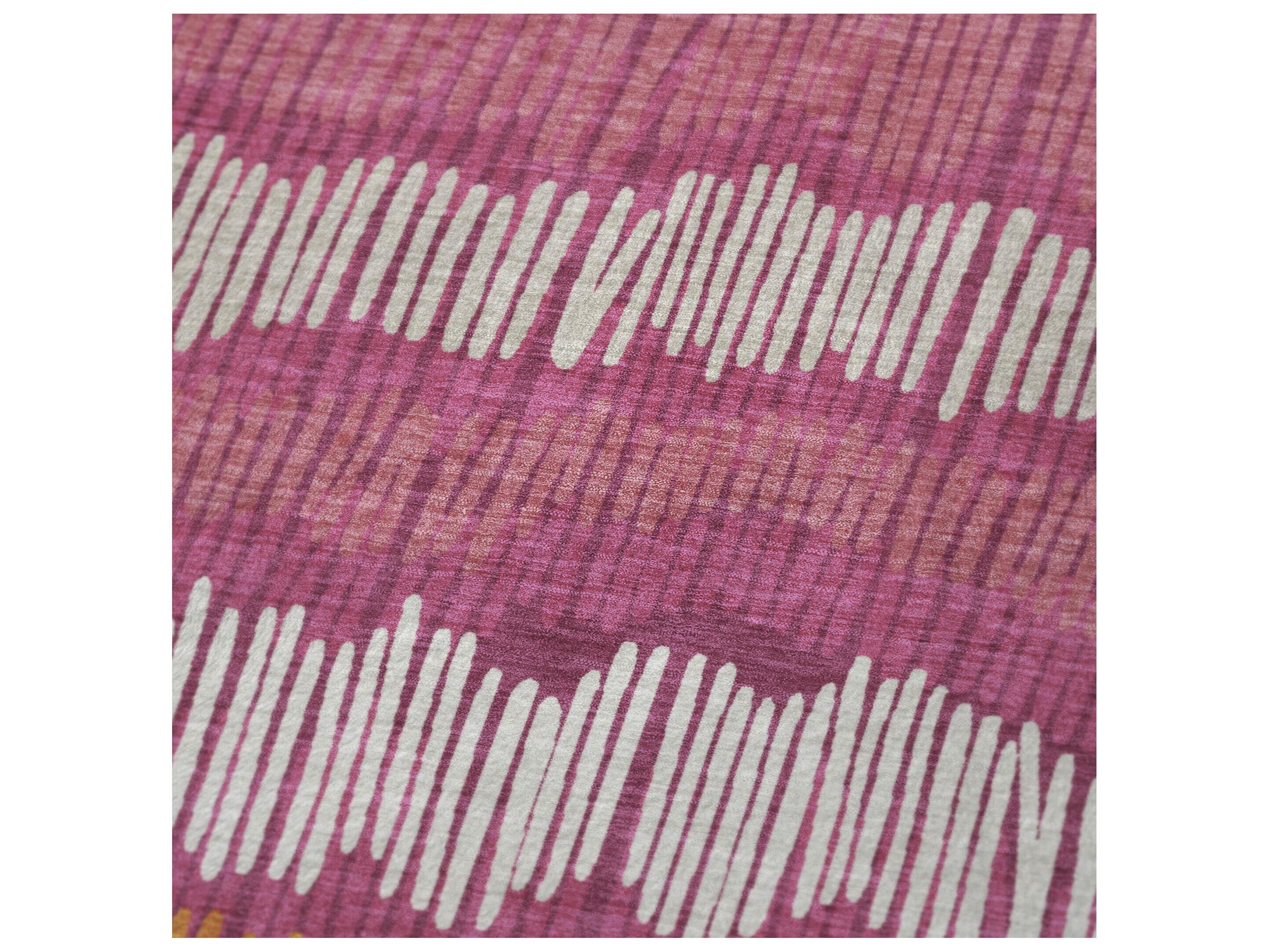 Dalyn Sherpa Pink Polyester Throw