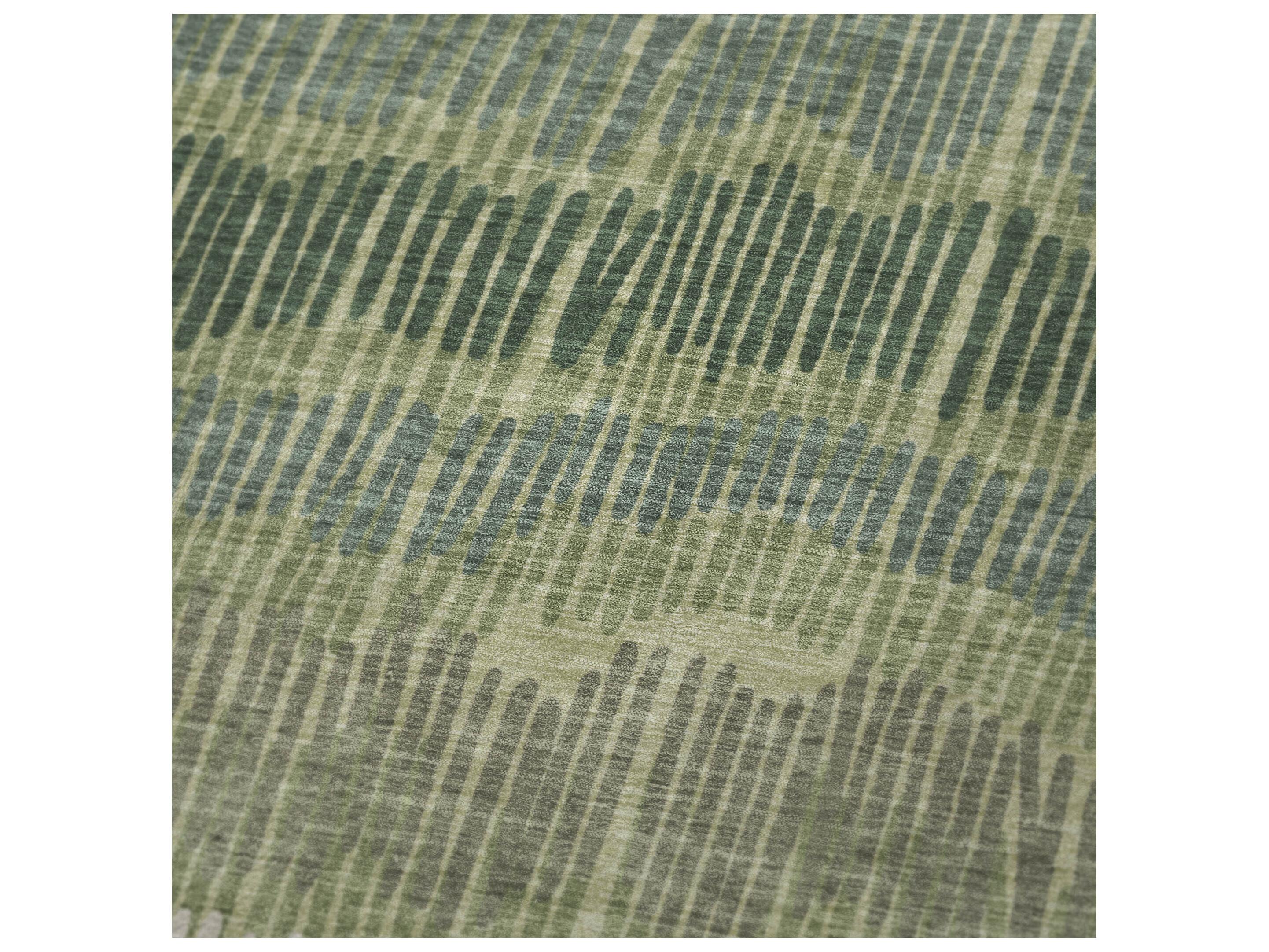 Dalyn Sherpa Green Polyester Throw