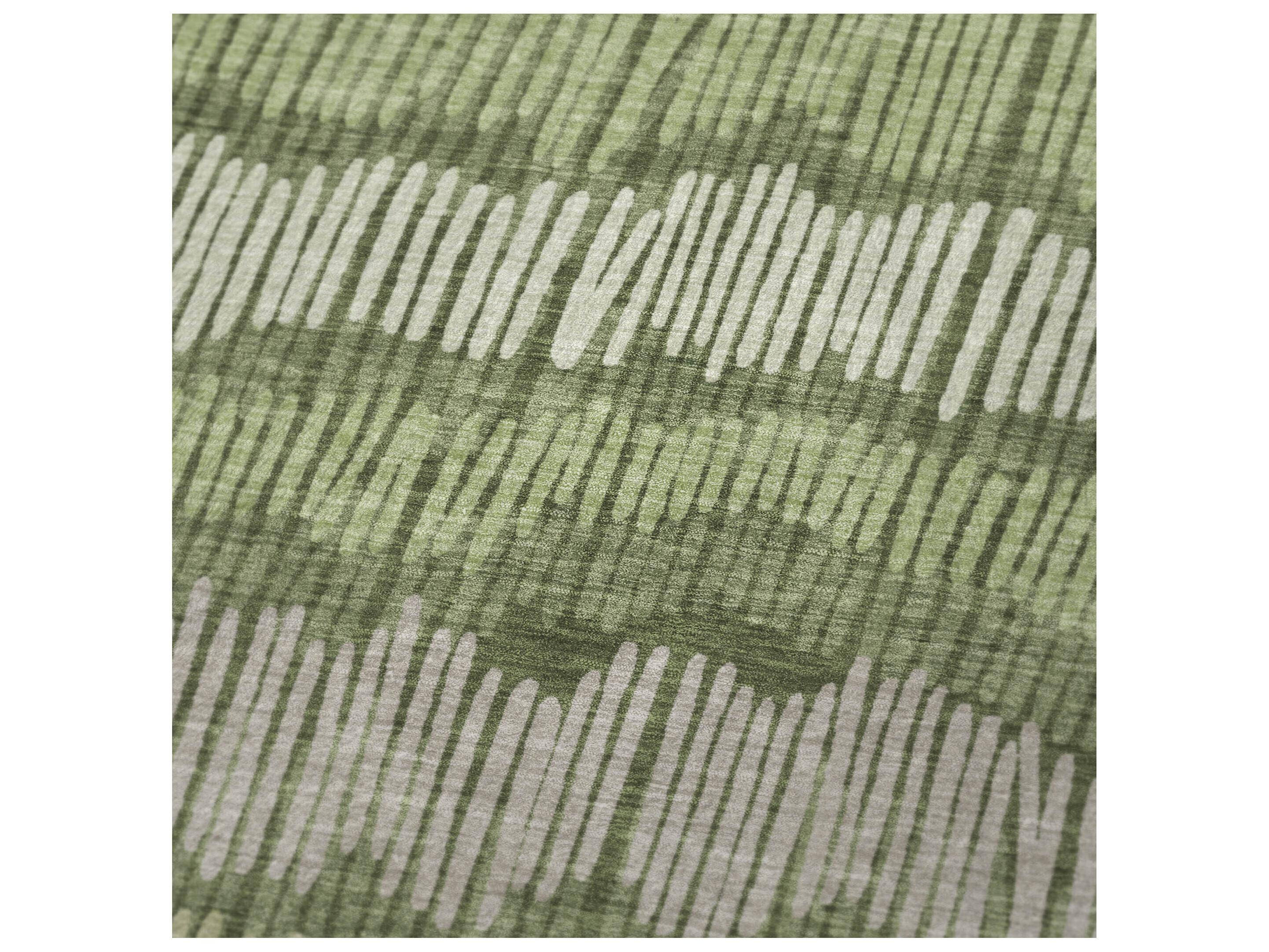 Dalyn Sherpa Green Polyester Throw