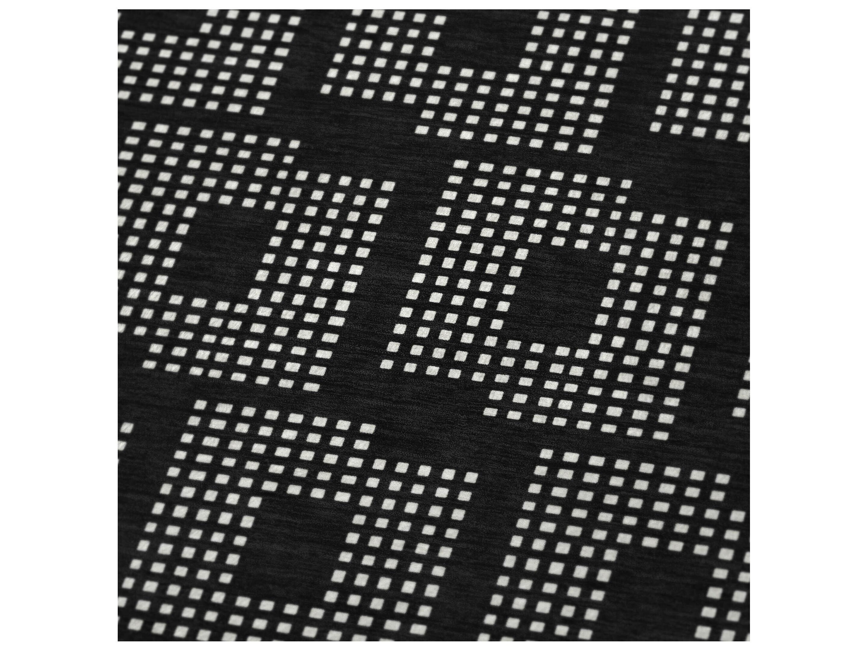 Dalyn Sherpa Black Polyester Throw