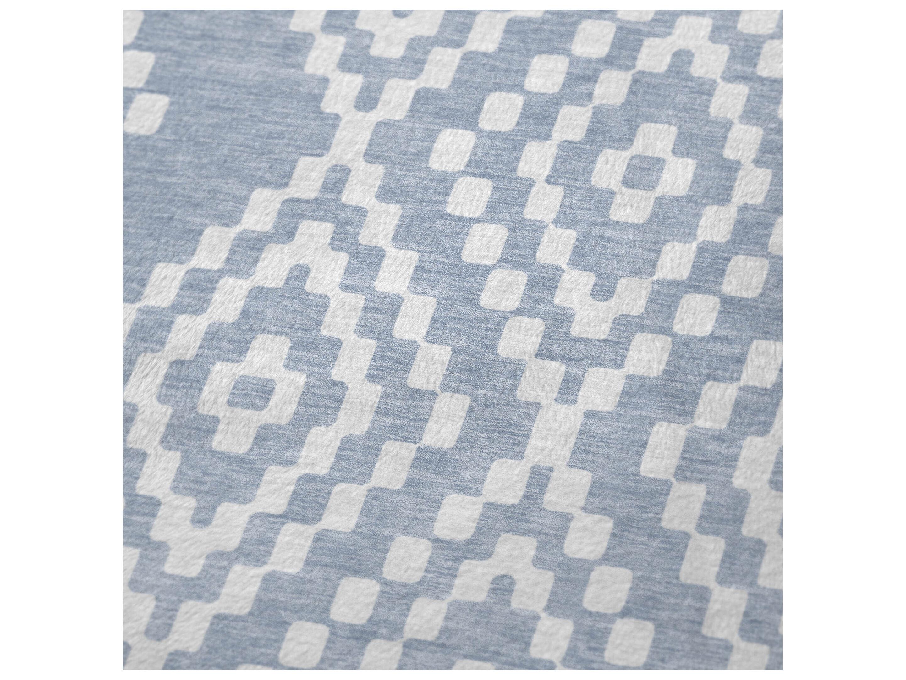Dalyn Sherpa Blue Polyester Throw