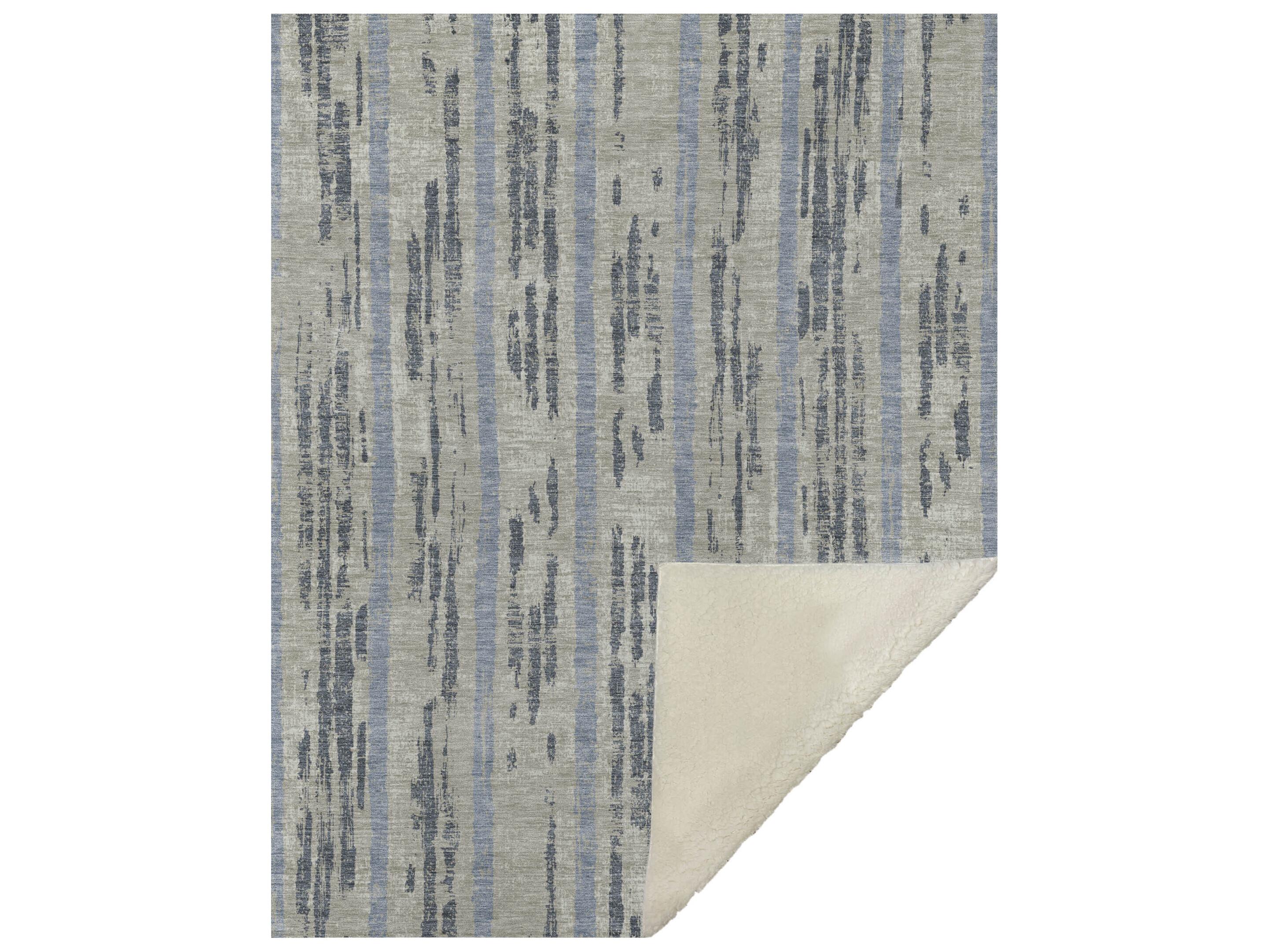 Dalyn Sherpa Brown Polyester Throw