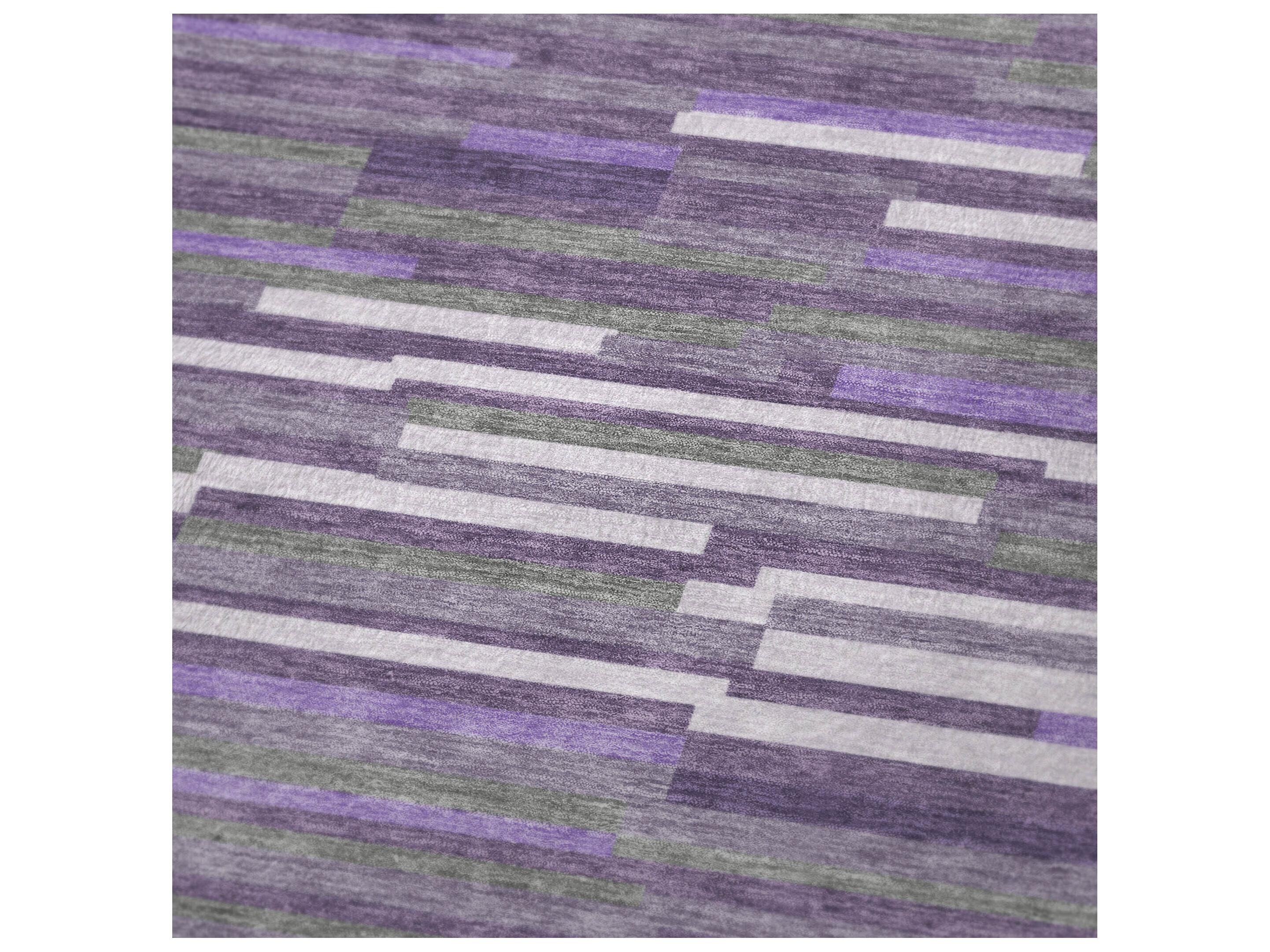 Dalyn Sherpa Purple Polyester Throw