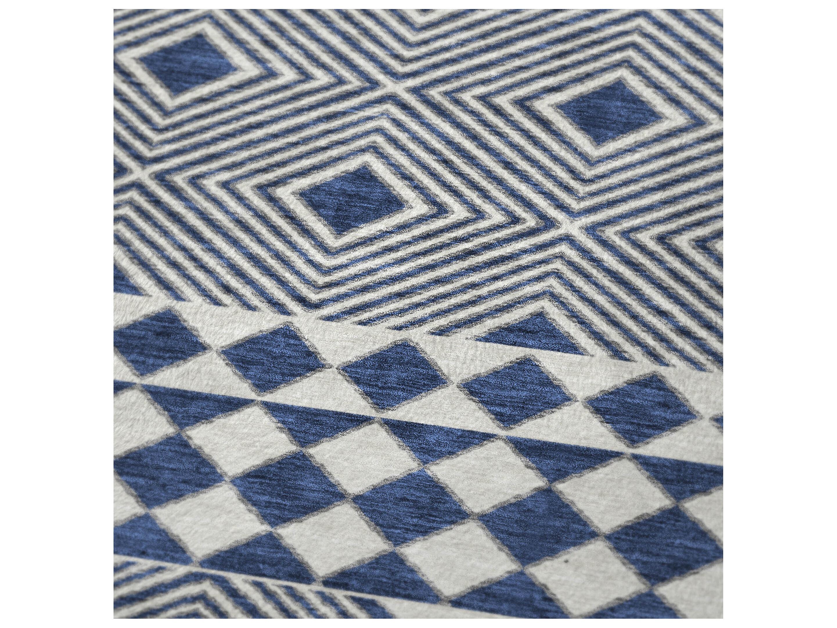 Dalyn Sherpa Blue Polyester Throw
