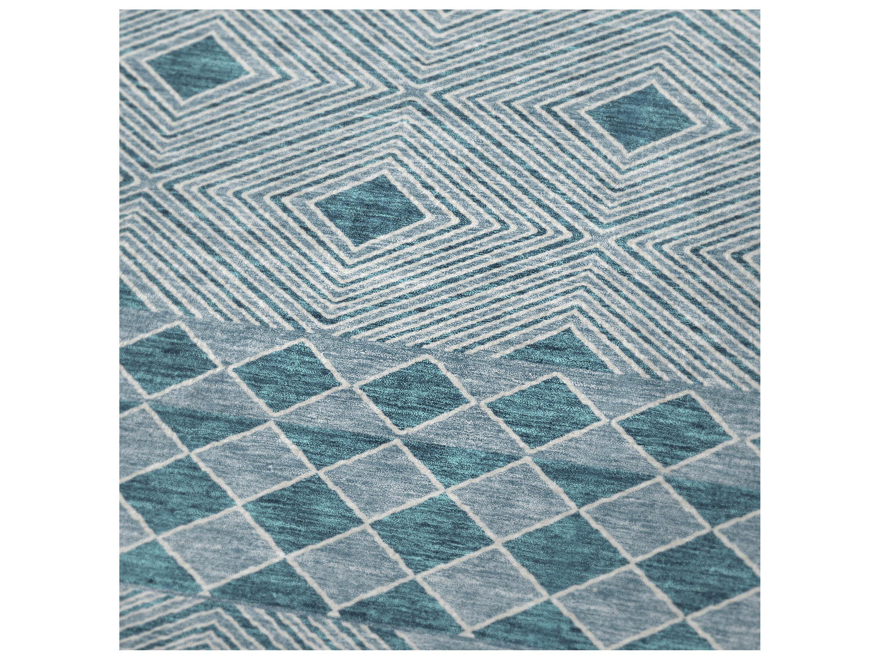 Dalyn Sherpa Teal Polyester Throw
