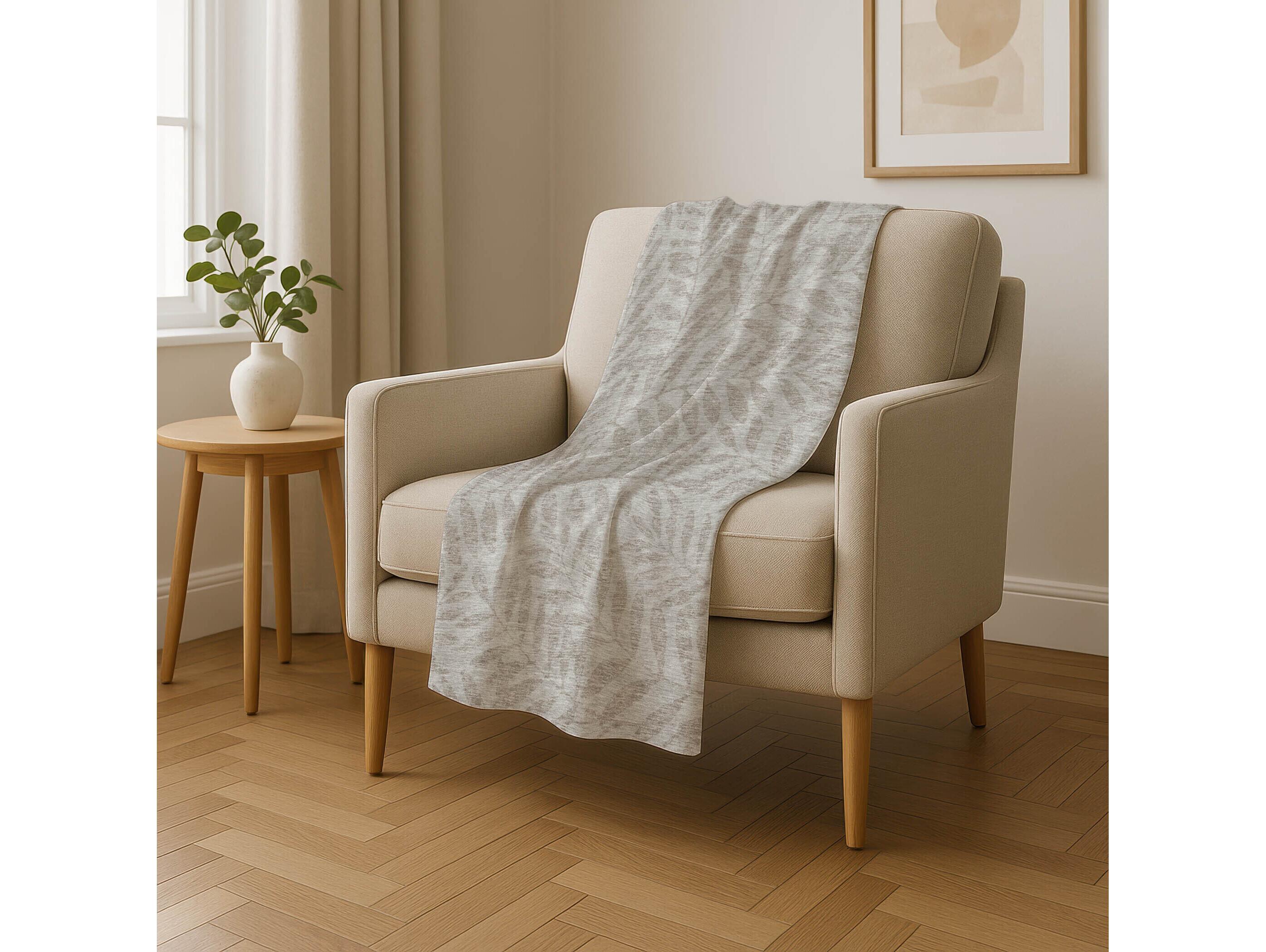 Dalyn Sherpa Brown Polyester Throw