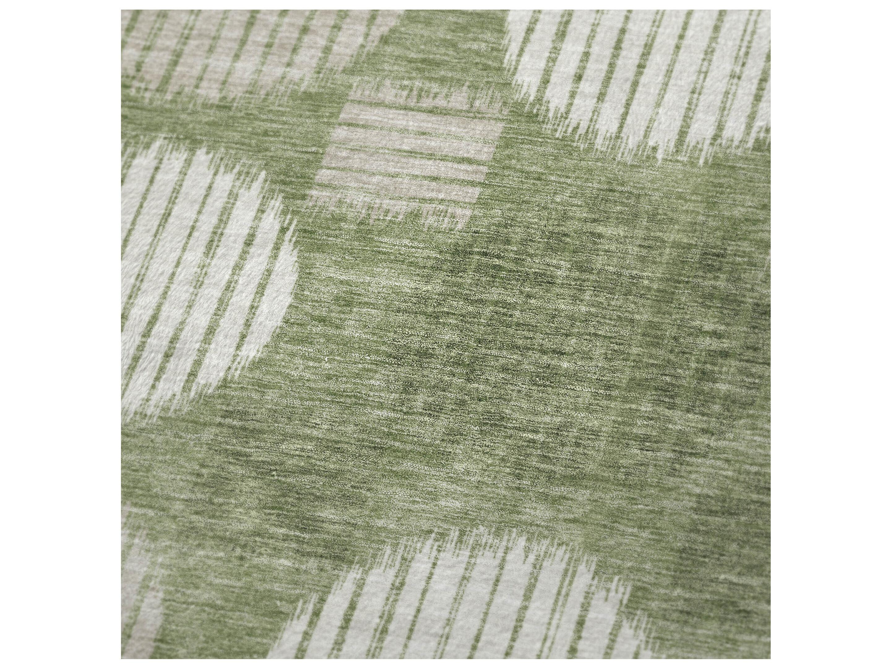 Dalyn Sherpa Green Polyester Throw
