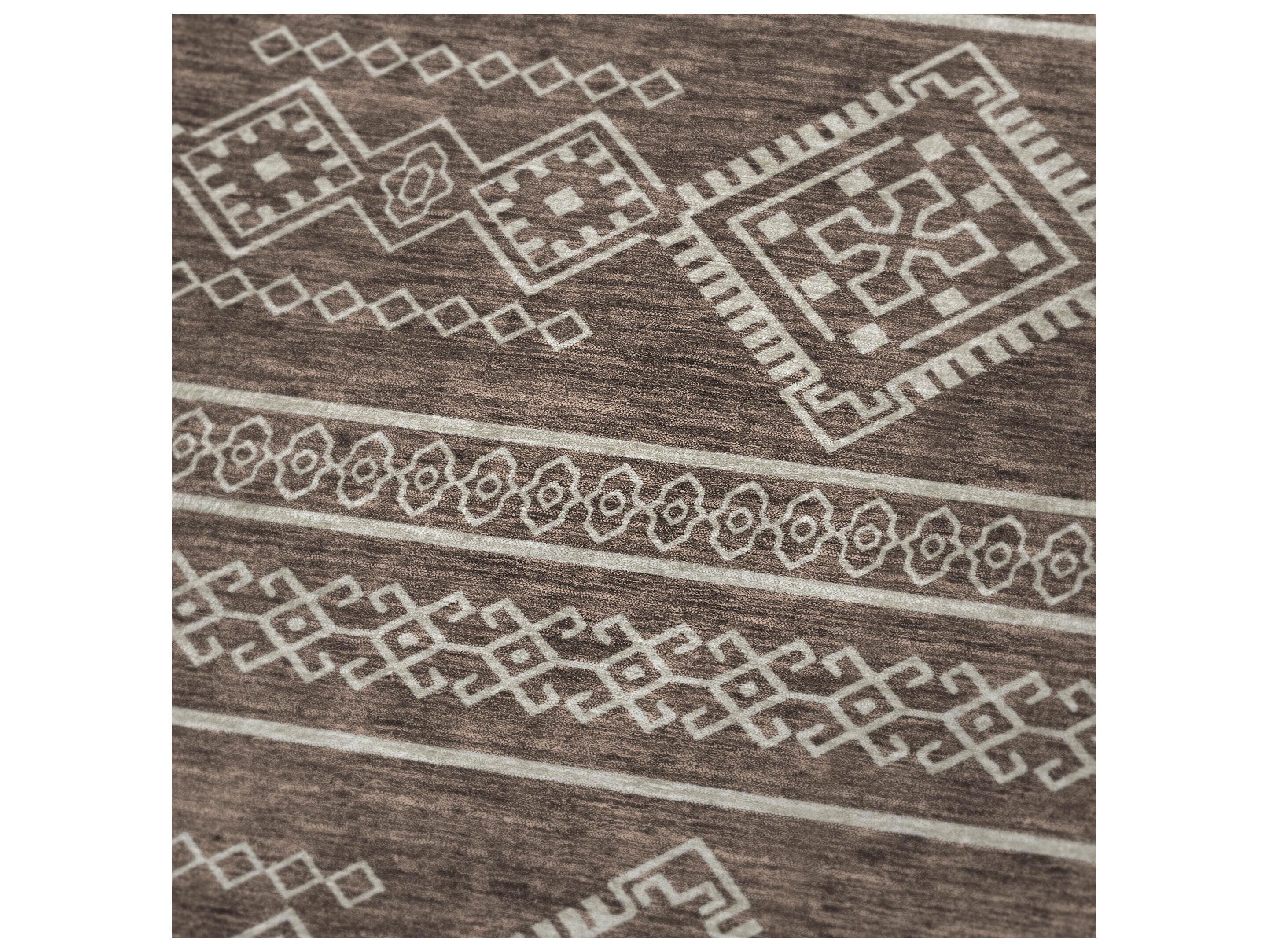 Dalyn Sherpa Brown Polyester Throw