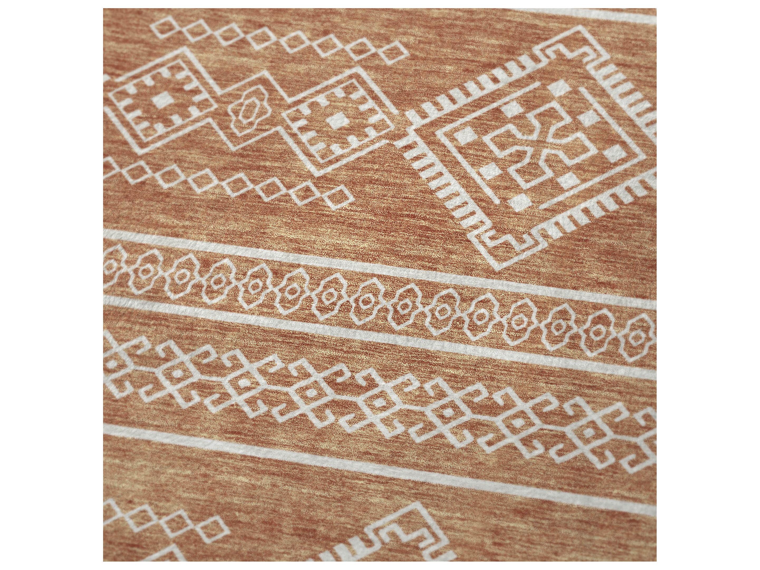 Dalyn Sherpa Orange Polyester Throw