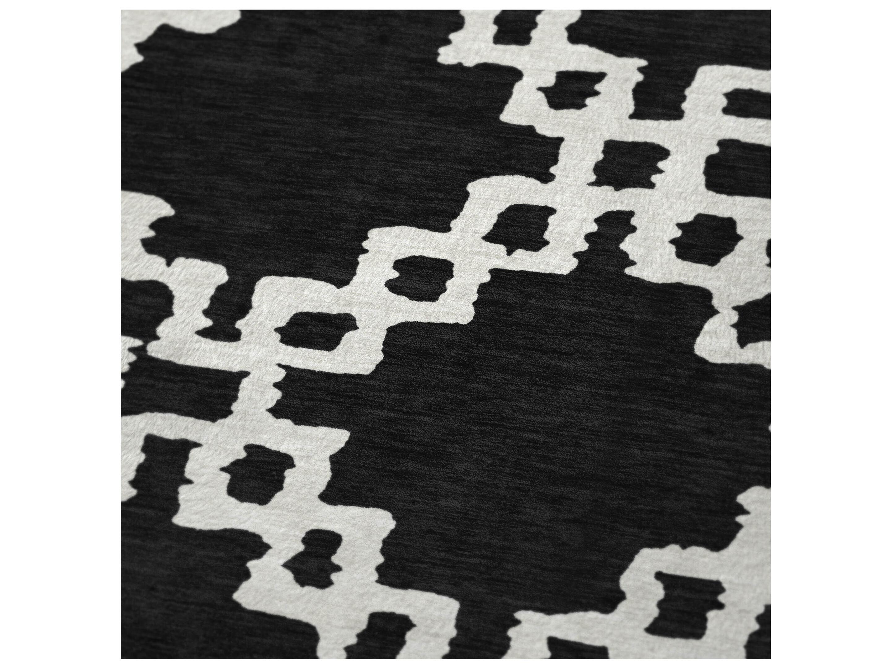 Dalyn Sherpa Black Polyester Throw