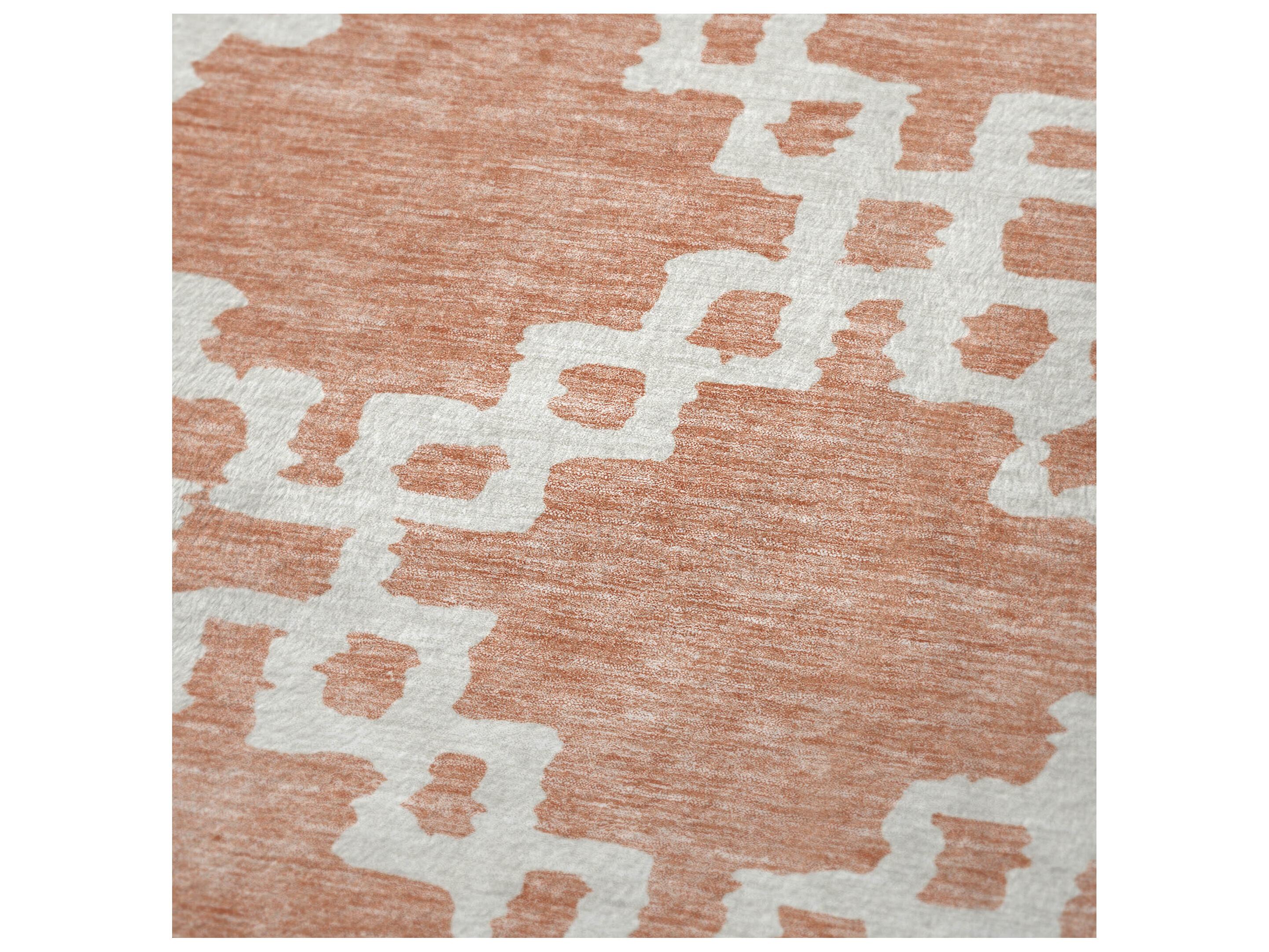 Dalyn Sherpa Orange Polyester Throw