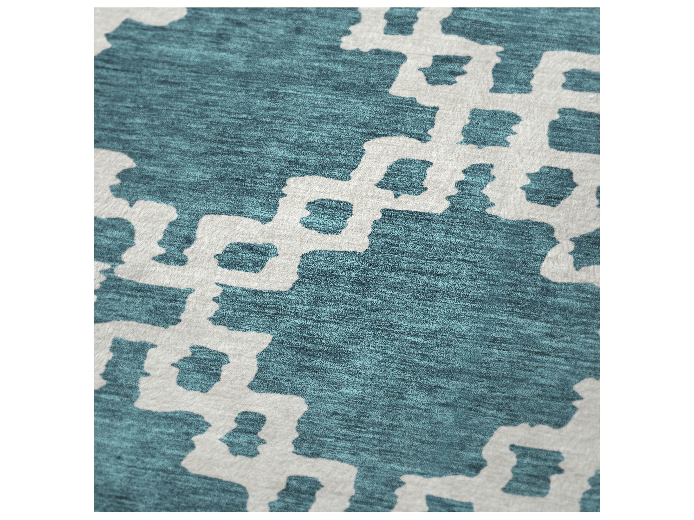 Dalyn Sherpa Teal Polyester Throw