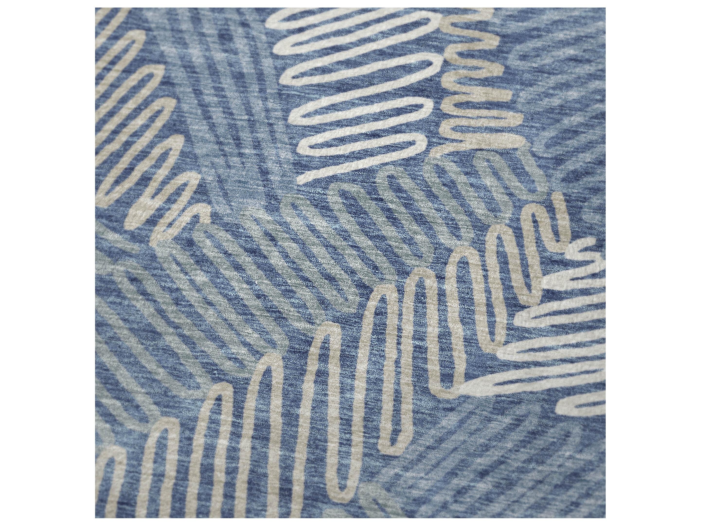 Dalyn Sherpa Blue Polyester Throw