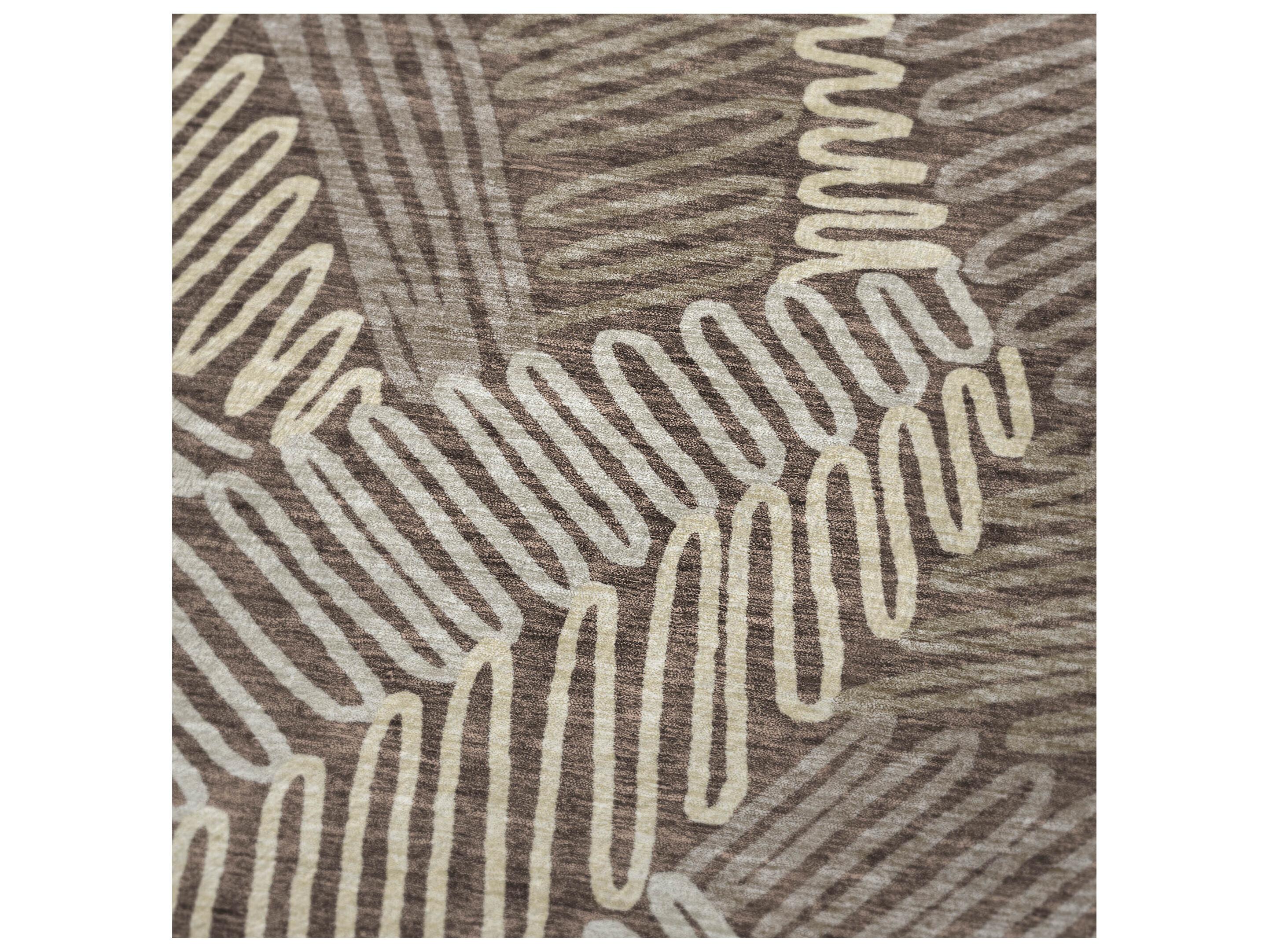 Dalyn Sherpa Brown Polyester Throw