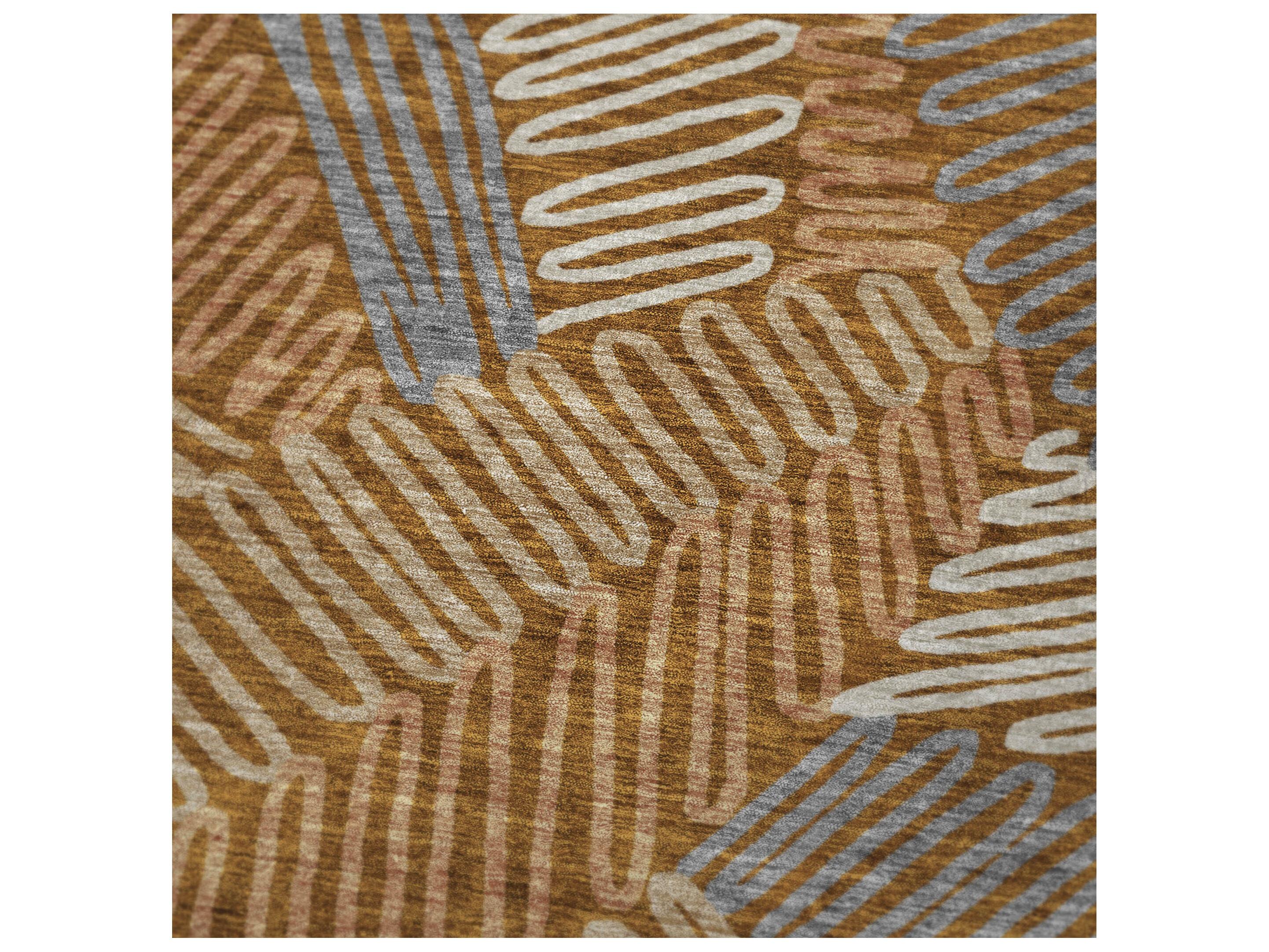 Dalyn Sherpa Orange Polyester Throw