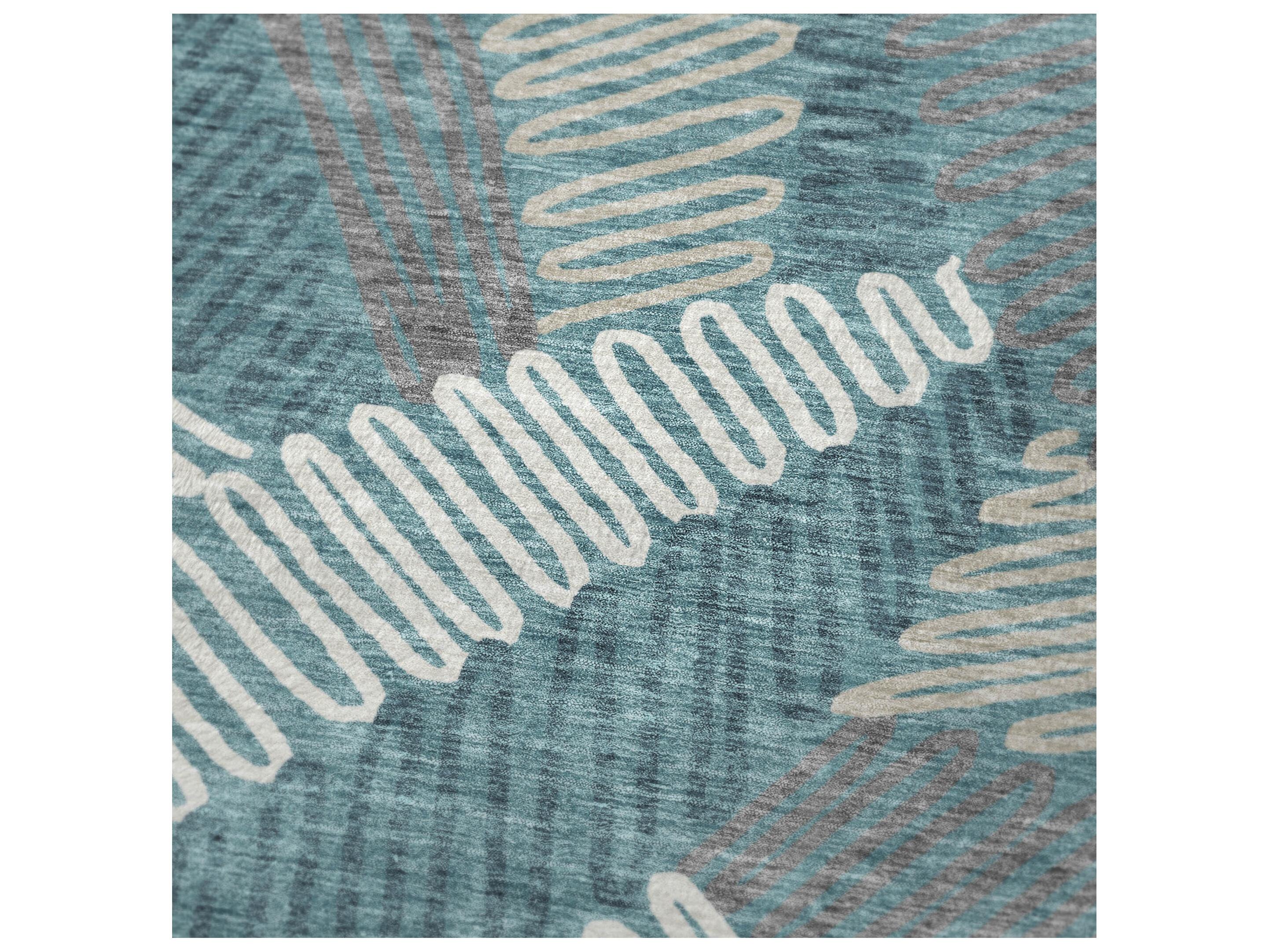 Dalyn Sherpa Teal Polyester Throw