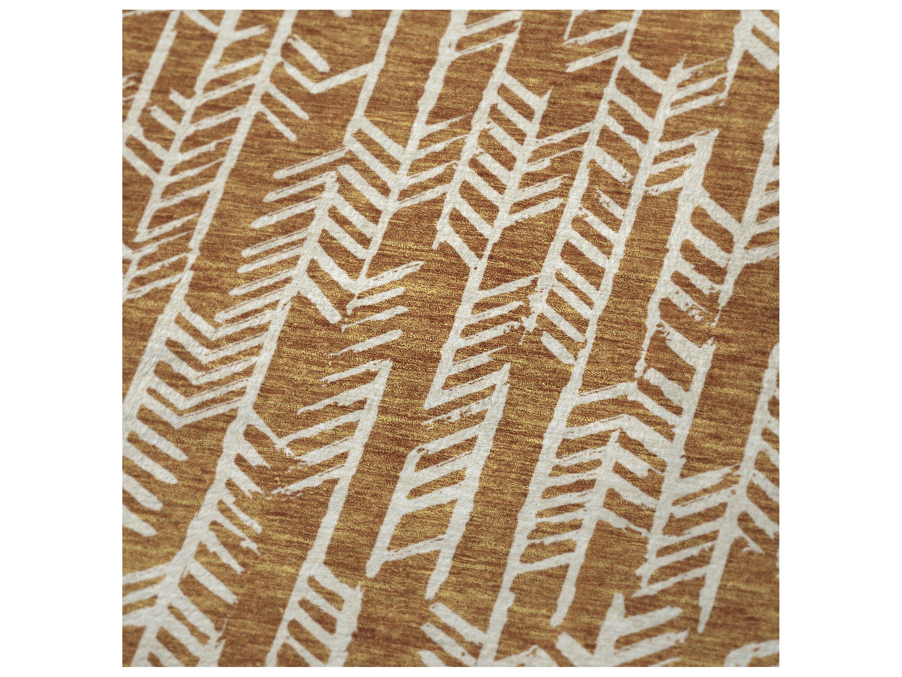 Dalyn Sherpa Orange Polyester Throw