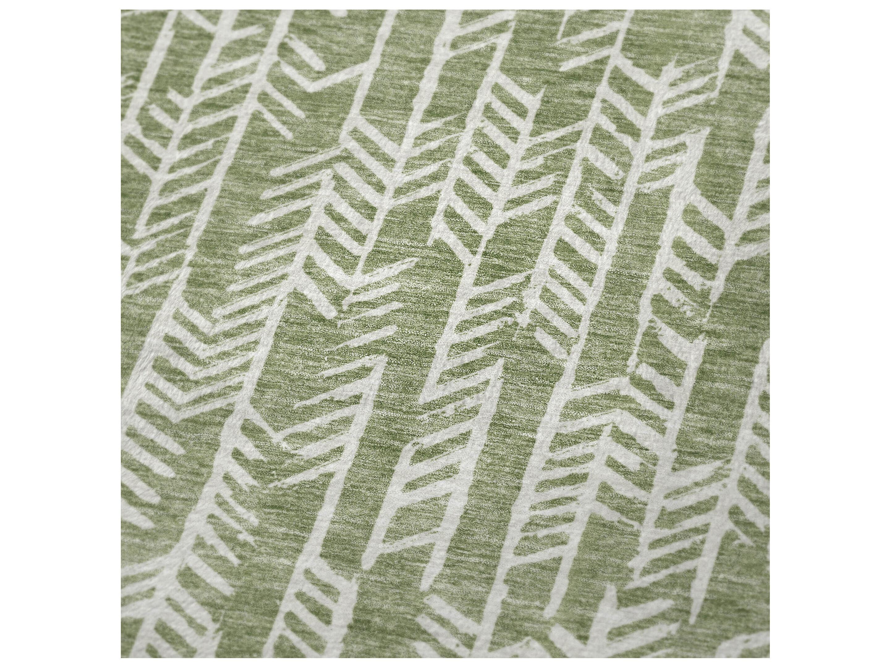 Dalyn Sherpa Green Polyester Throw