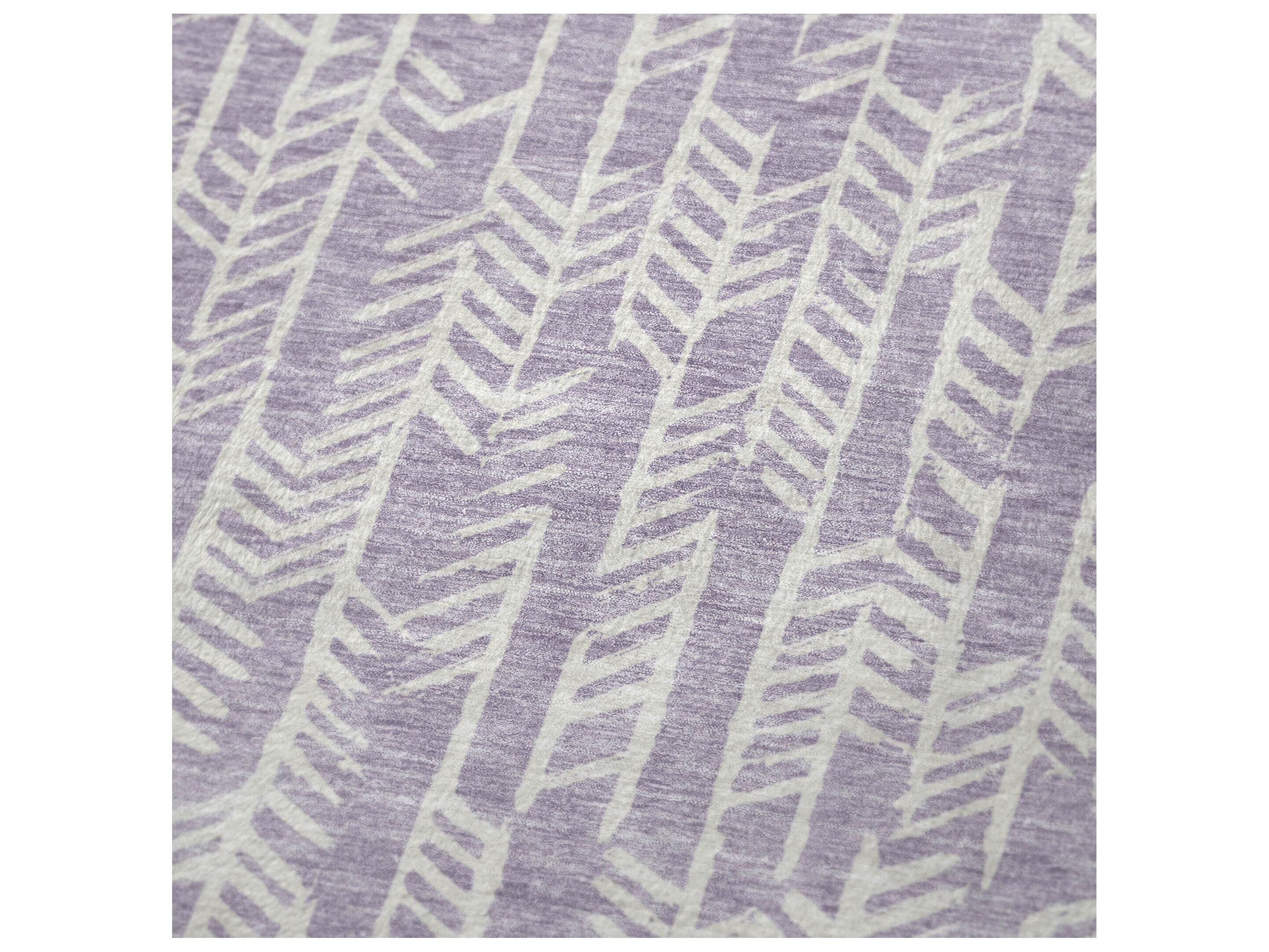 Dalyn Sherpa Purple Polyester Throw