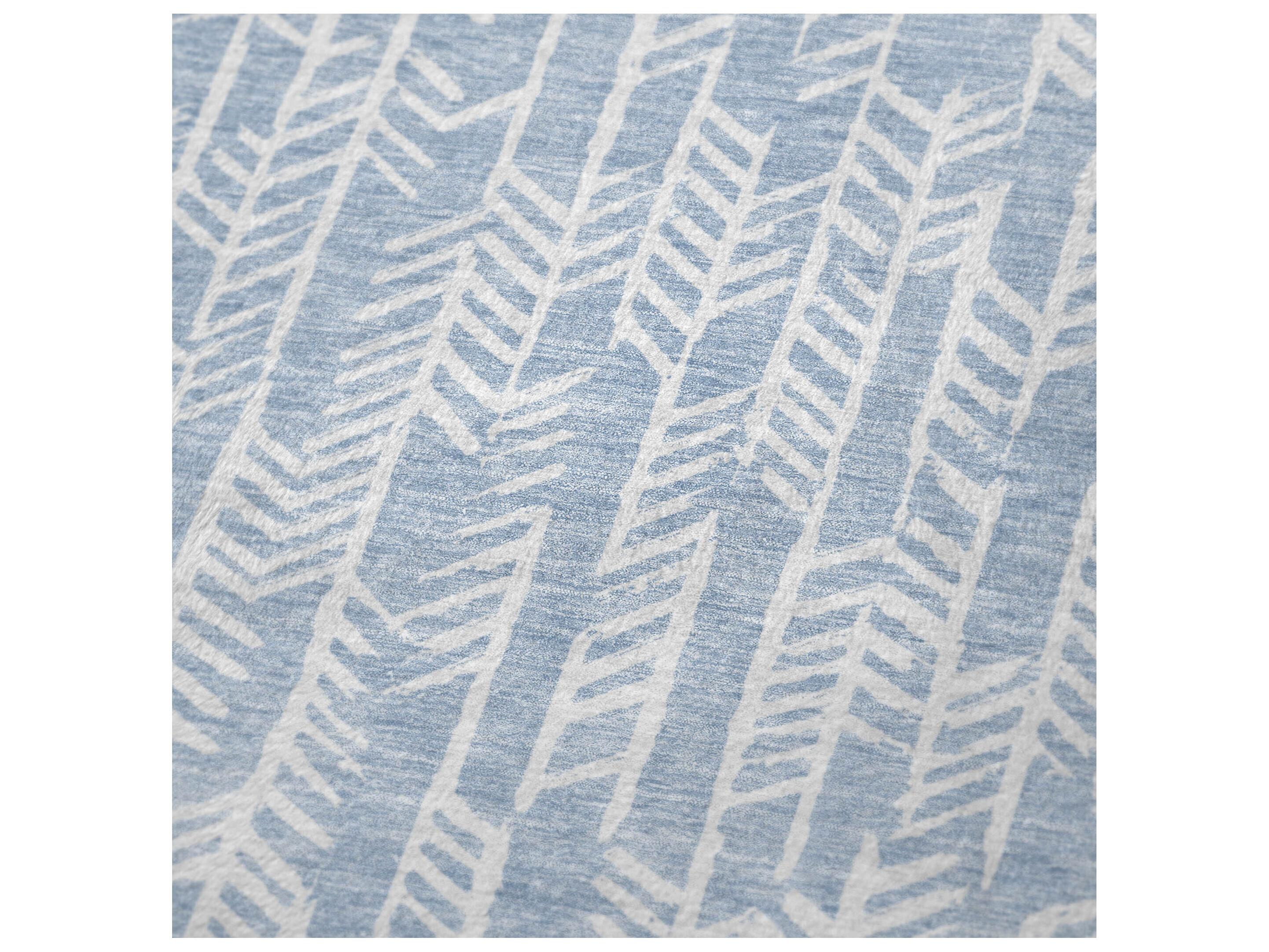Dalyn Sherpa Blue Polyester Throw