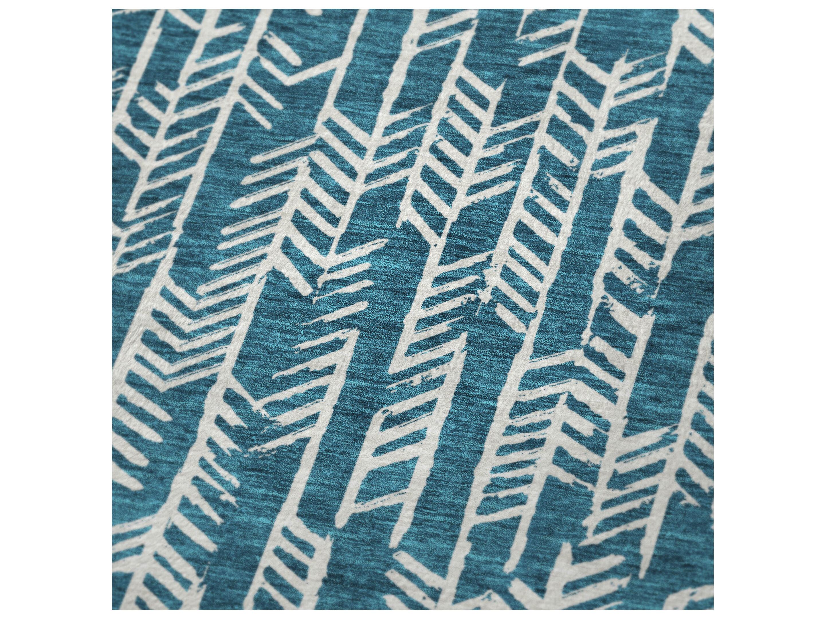 Dalyn Sherpa Teal Polyester Throw