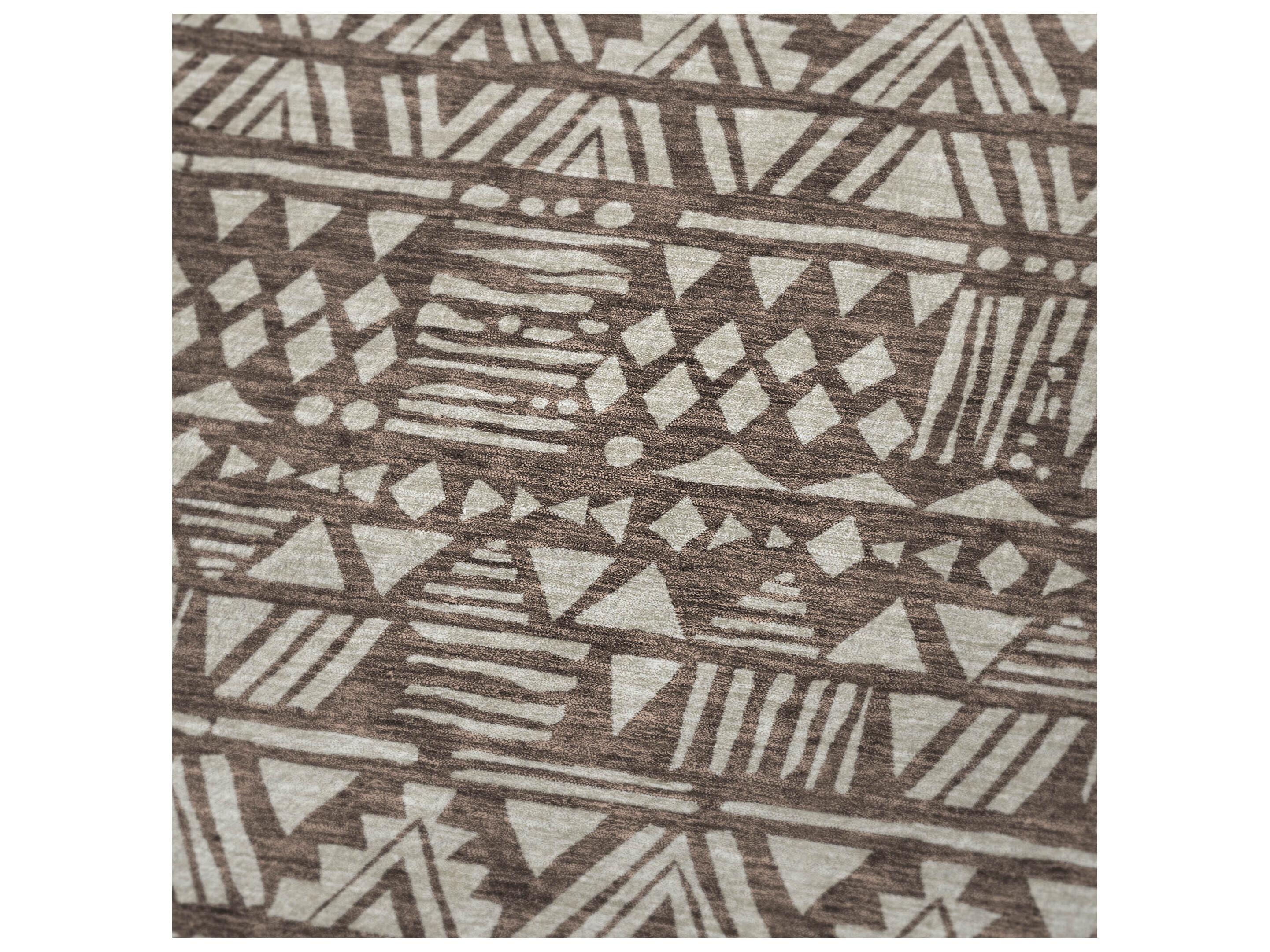 Dalyn Sherpa Brown Polyester Throw