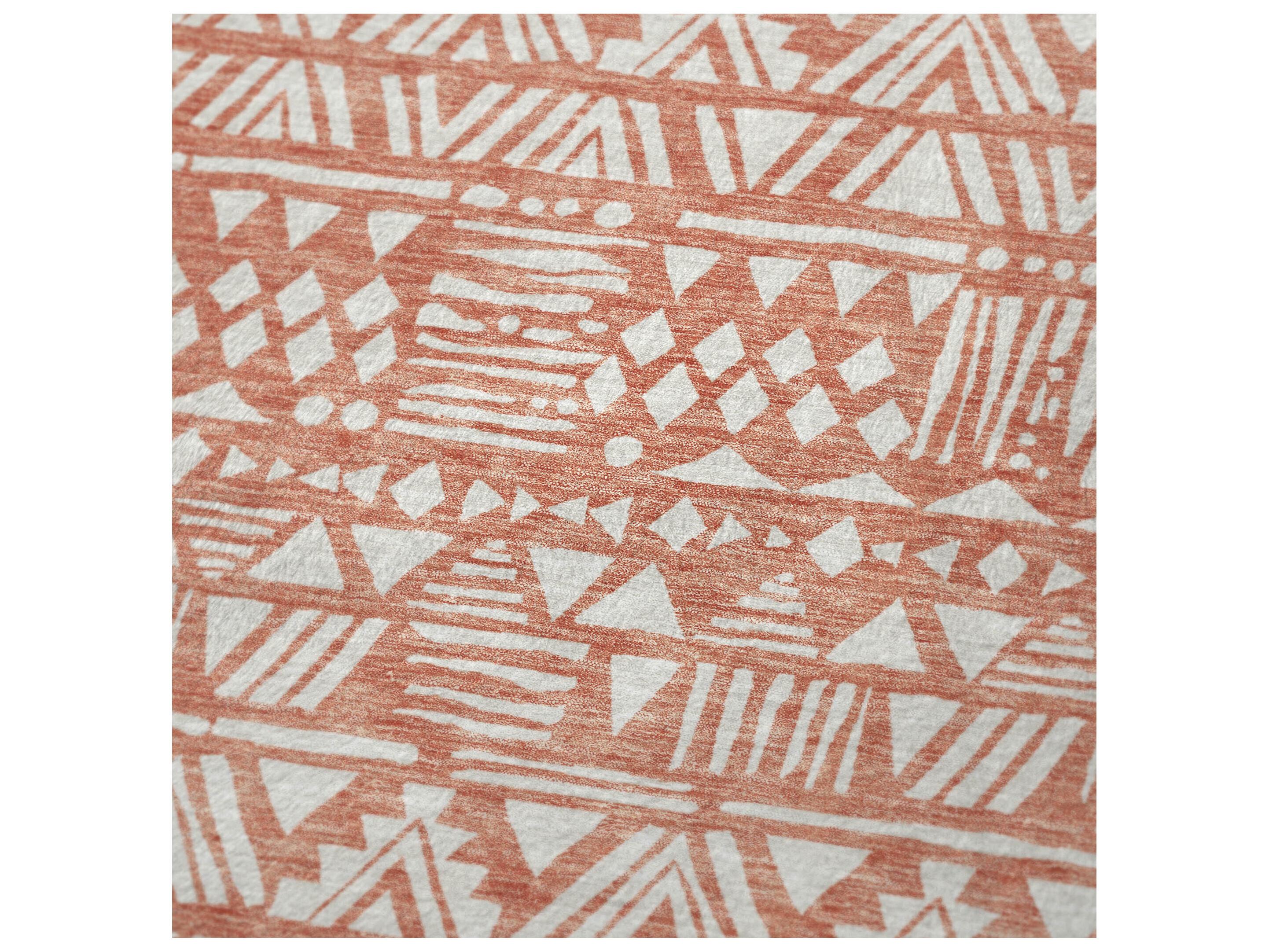 Dalyn Sherpa Orange Polyester Throw
