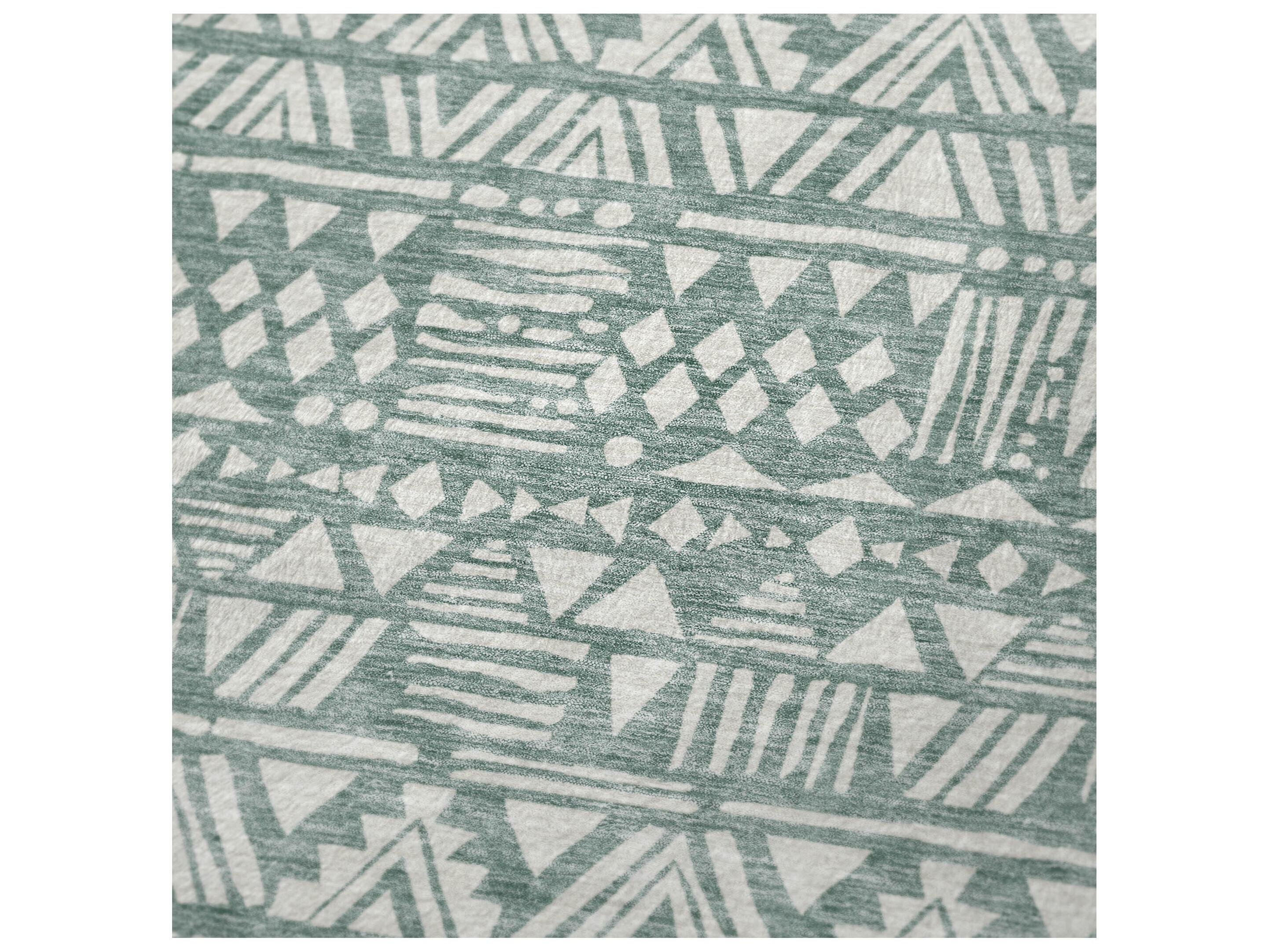 Dalyn Sherpa Green Polyester Throw