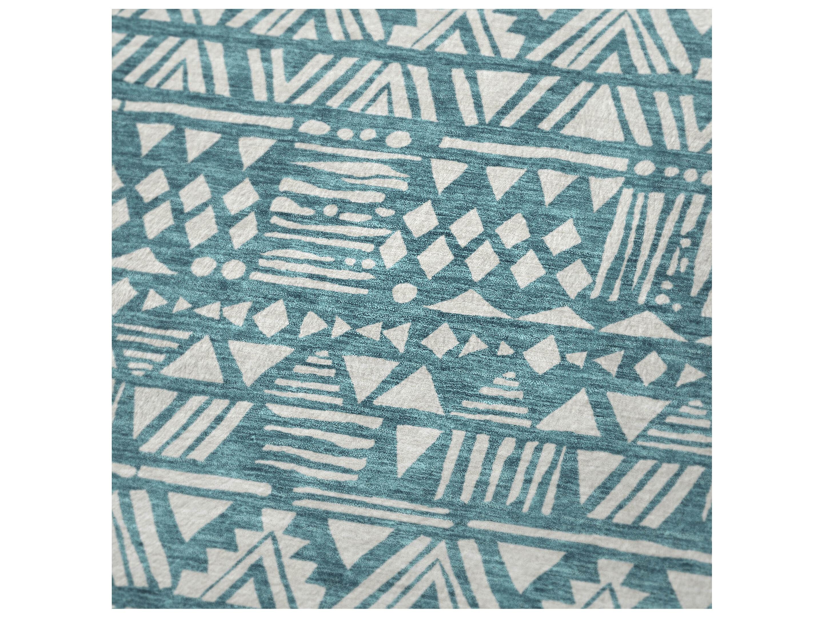 Dalyn Sherpa Teal Polyester Throw