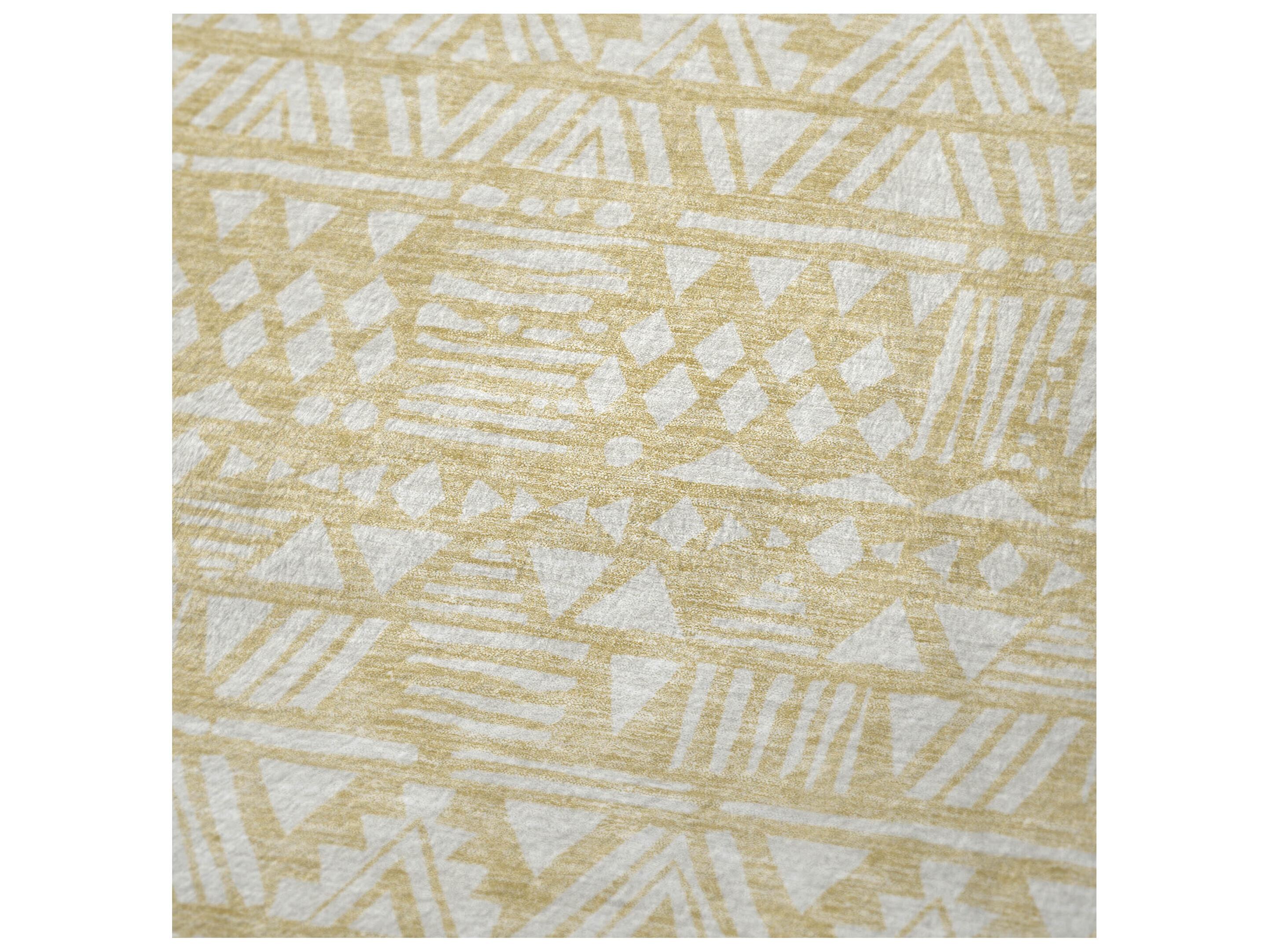 Dalyn Sherpa Gold Polyester Throw
