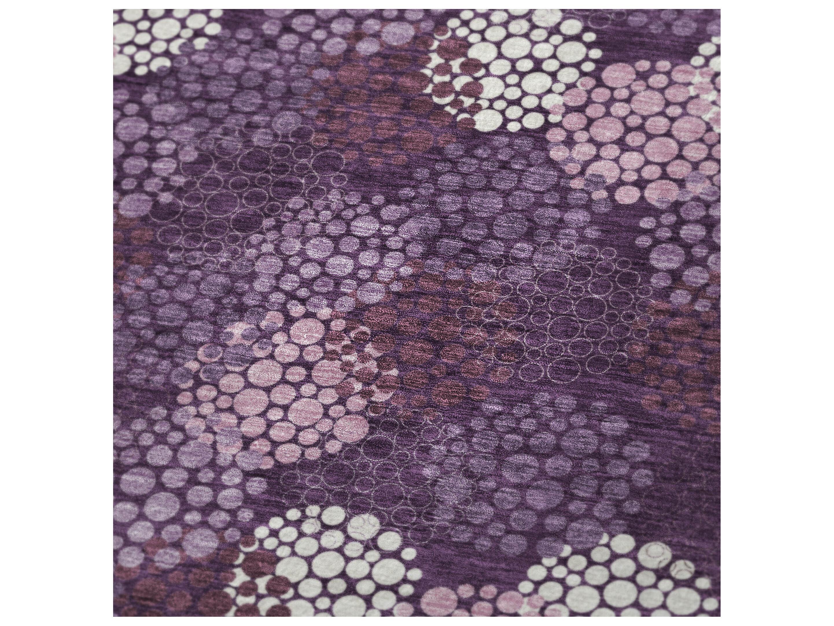 Dalyn Sherpa Purple Polyester Throw
