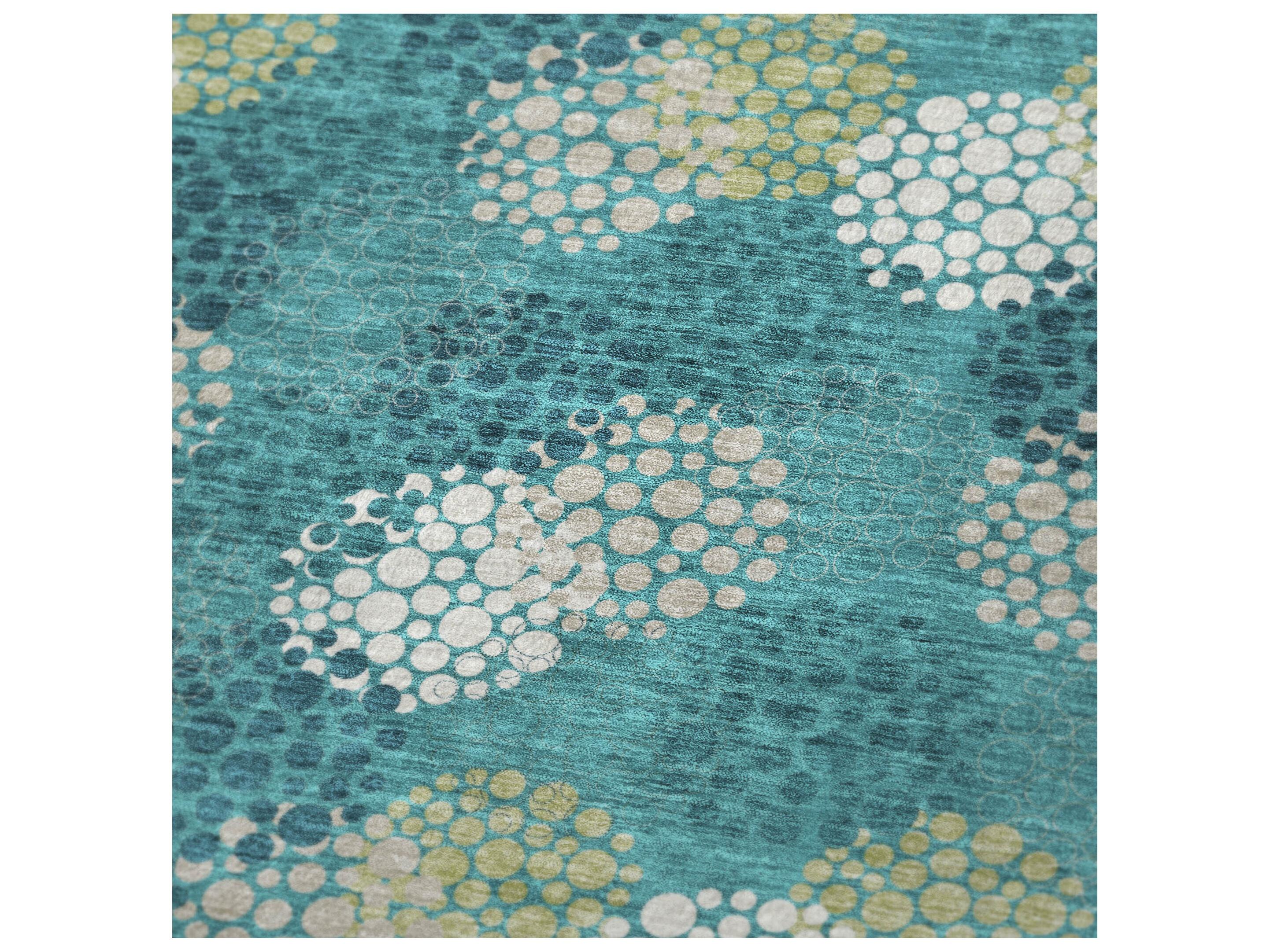 Dalyn Sherpa Green Polyester Throw